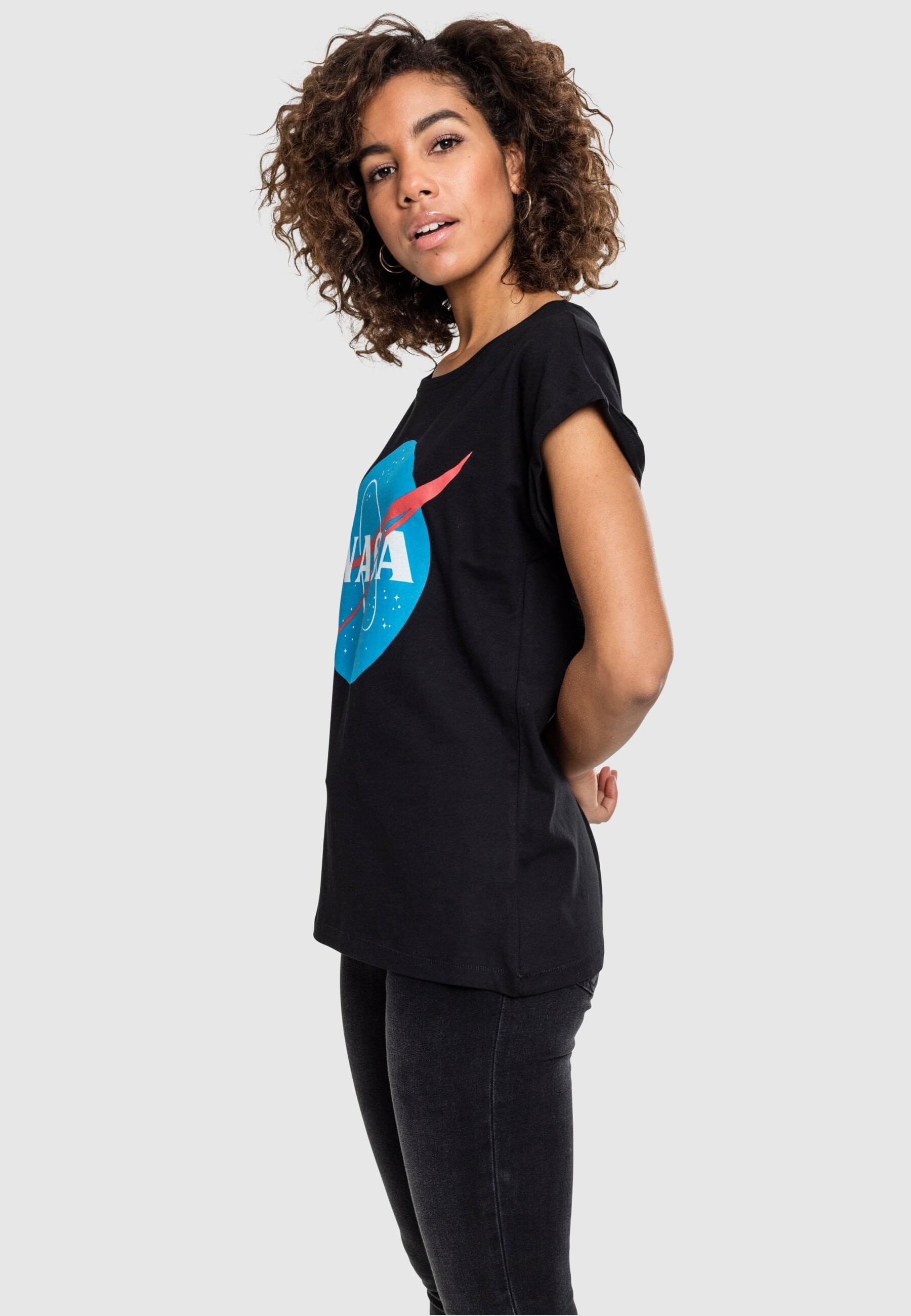 MisterTee T-Shirt »MisterTee Damen Ladies NASA Insignia Tee«, (1 tlg.)