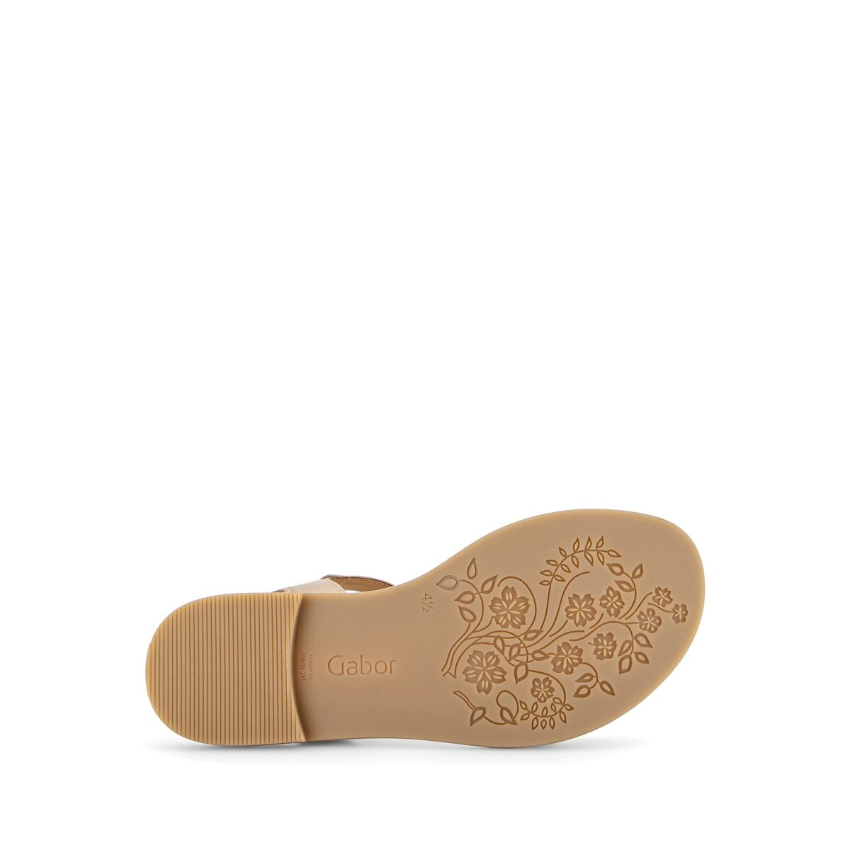 Riemchensandale GABOR "Riemchensandale", Damen, Gr. 39, gold, Schuhe Riemchensandale 6