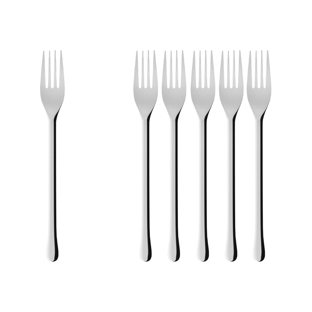 Villeroy & Boch Tafelgabel "Tafelgabel Udine 209 mm 6er Set silber" Spülmaschinenfest