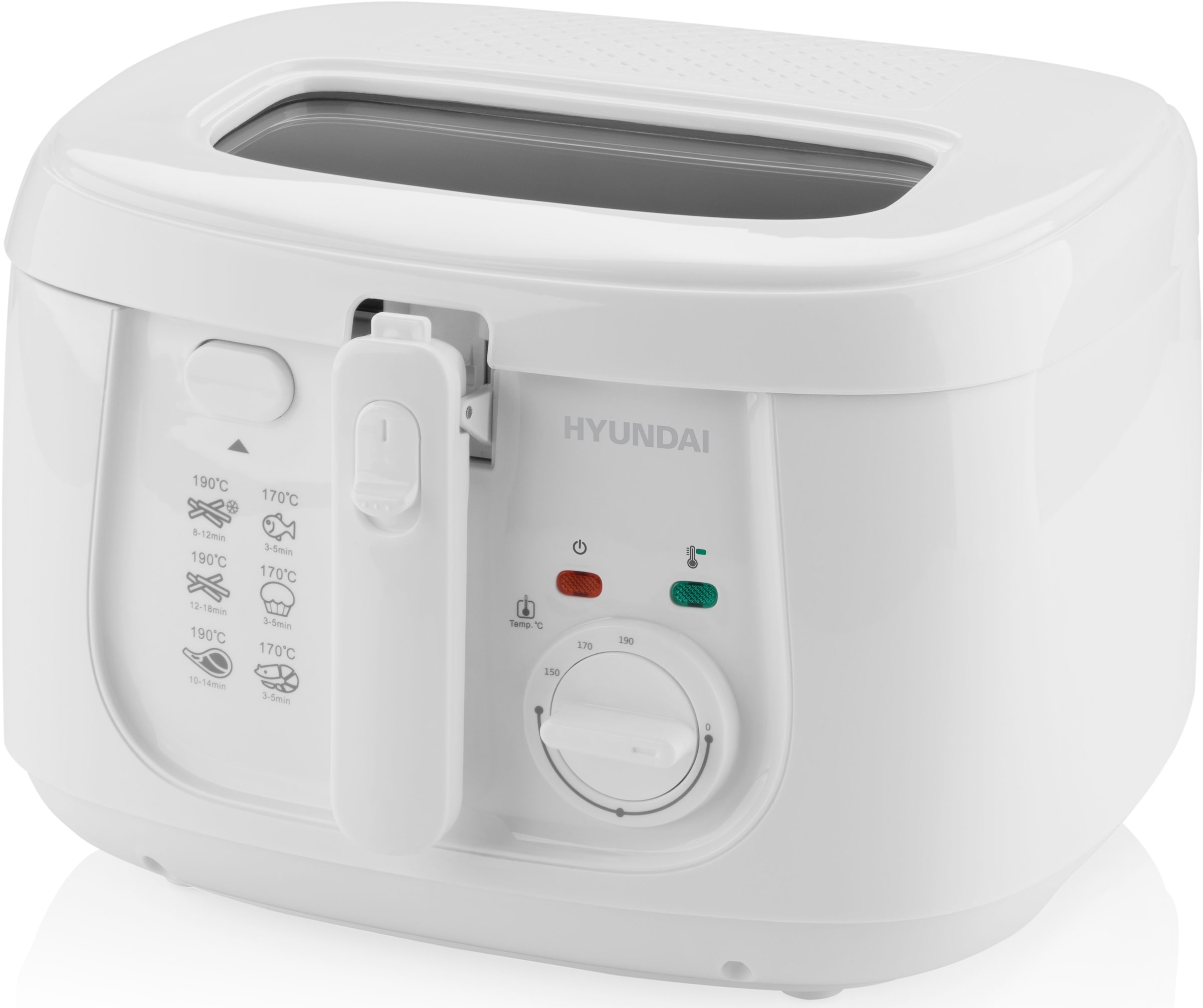 Hyundai Fritteuse »HYUDF165« 1800 W Fassungsve...