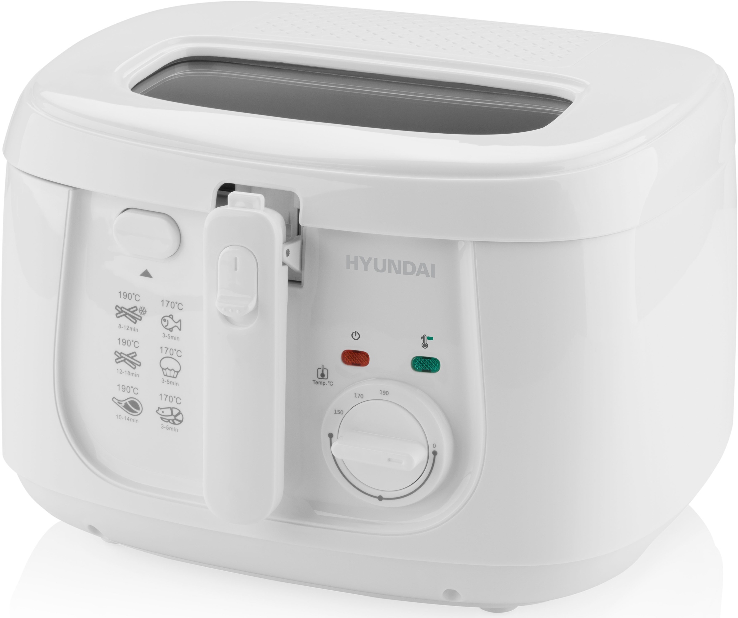 Hyundai Fritteuse "HYUDF165" 1800 W Fassungsvermögen 2,5 l günstig online kaufen