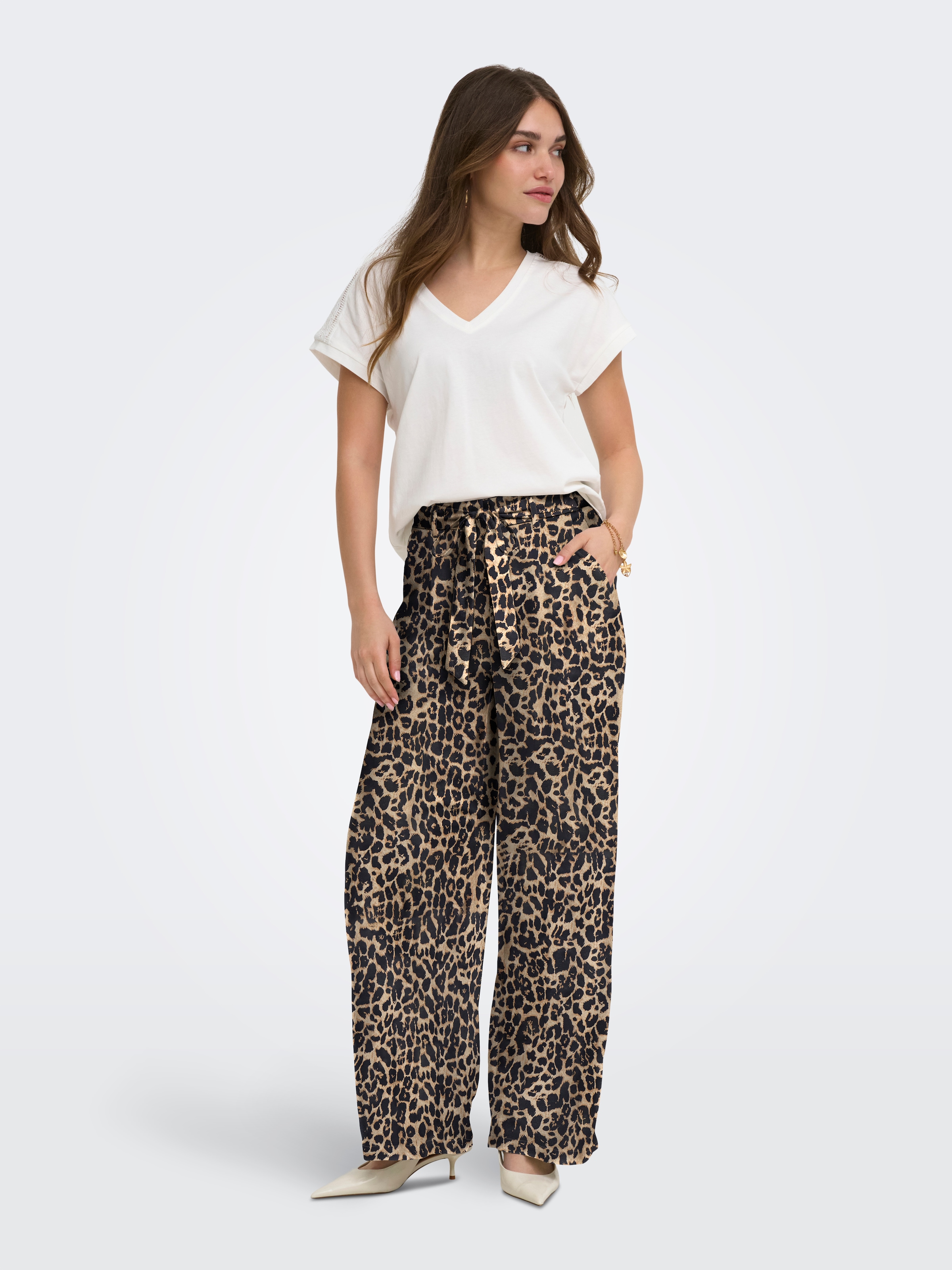 ONLY Schlupfhose »ONLSILVA LOOSE PANTS WVN NOOS«  Viskose, regular fit