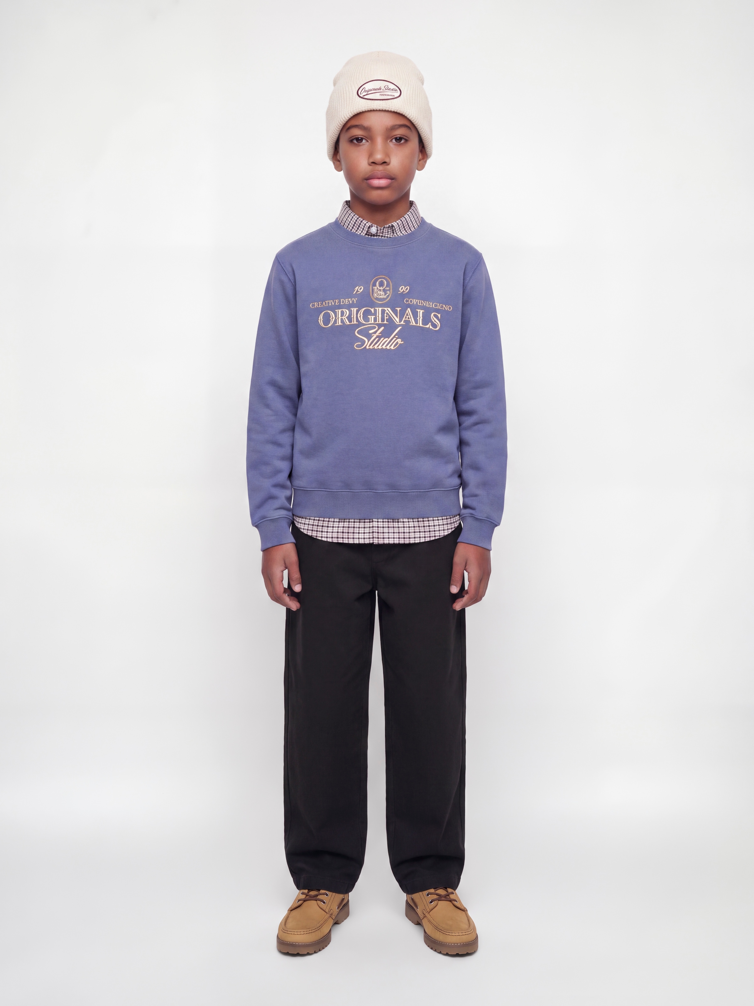 Jack & Jones Junior Schlupfhose »JPSTEVAN ELVARO JOGGER SN JNR«  Baumwolle, mit hoher Taille