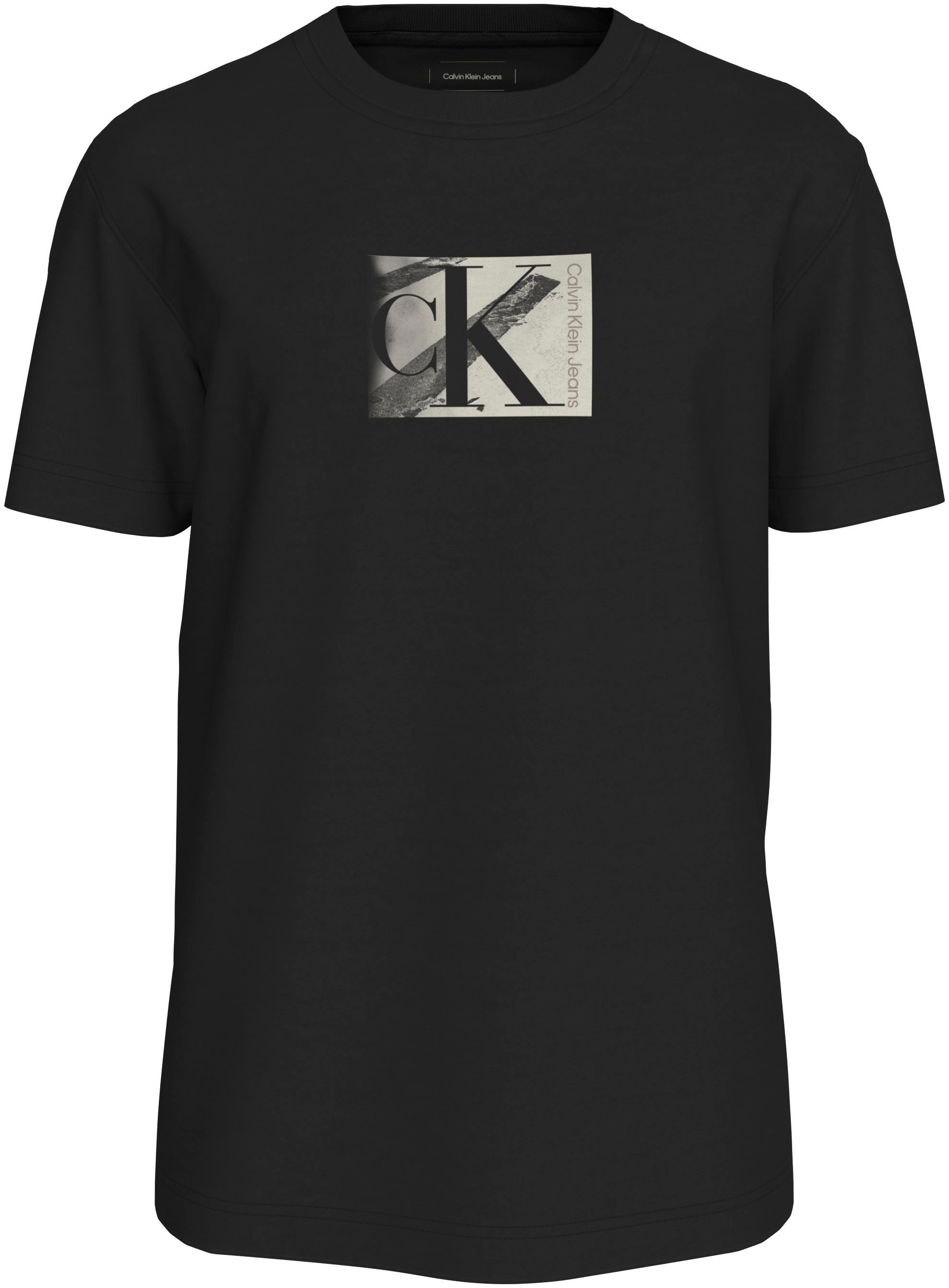 Calvin Klein Jeans Rundhalsshirt »SMALL CK BOX TEE«, Logodruck
