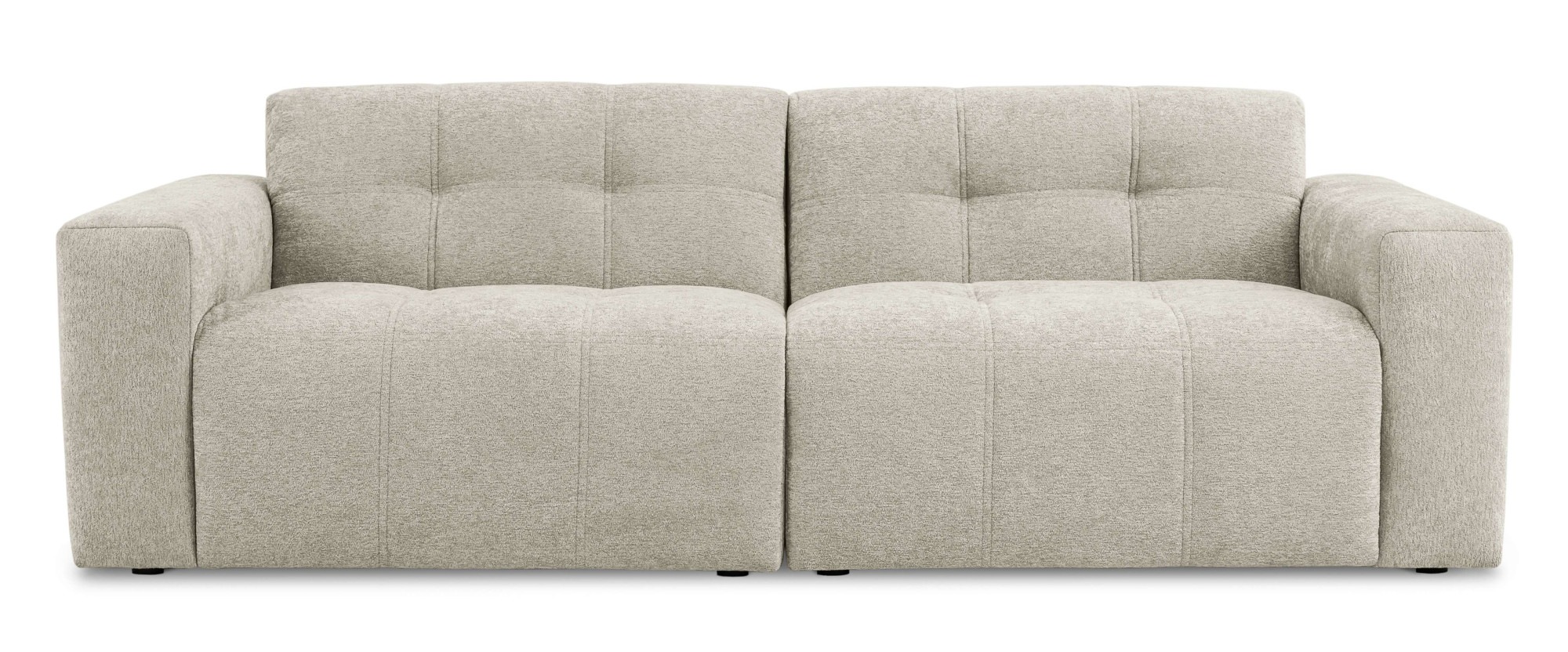 INOSIGN 3-Sitzer "Tapley" Breite 220 cm, Struktur fein, mit Knopfsteppung, günstig online kaufen