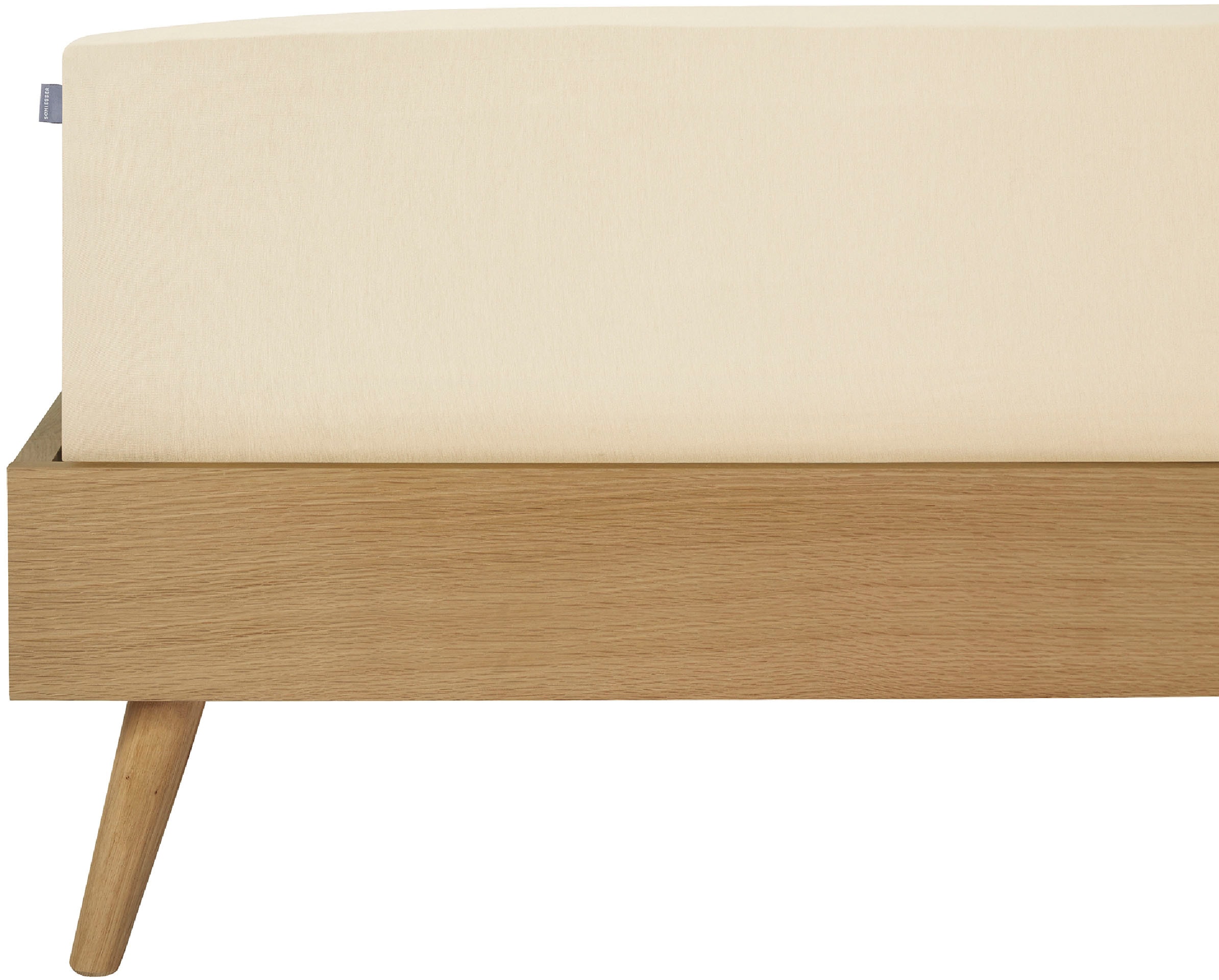 Schiesser Spannbettlaken »Elli aus 97% Baumwolle und 3% Elasthan«, für hohe Matratzen und Boxspringbetten, MADE IN GREEN by OEKO-TEX®