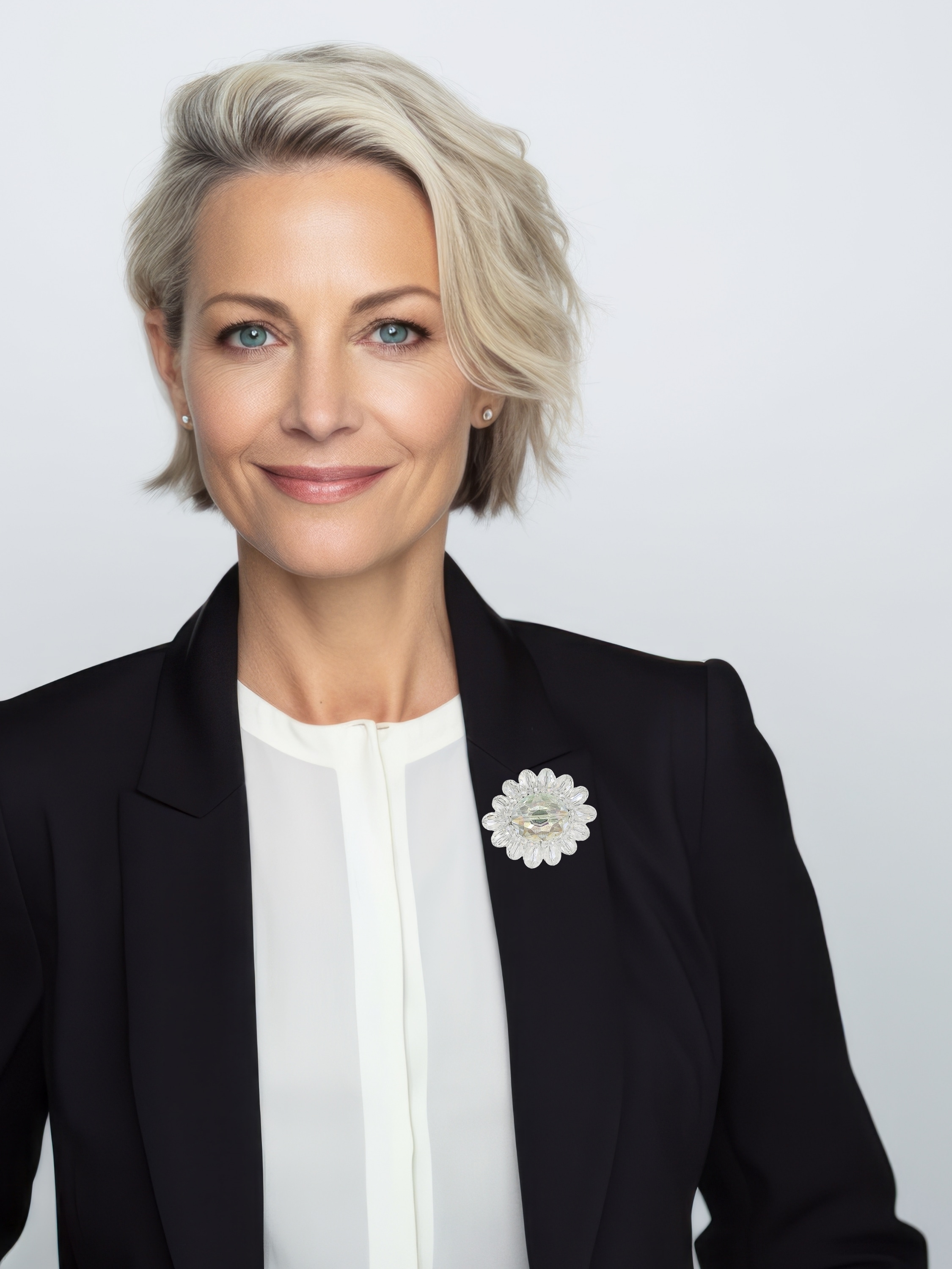 COLLEZIONE ALESSANDRO Brosche »Genua« ()  in Blumenform