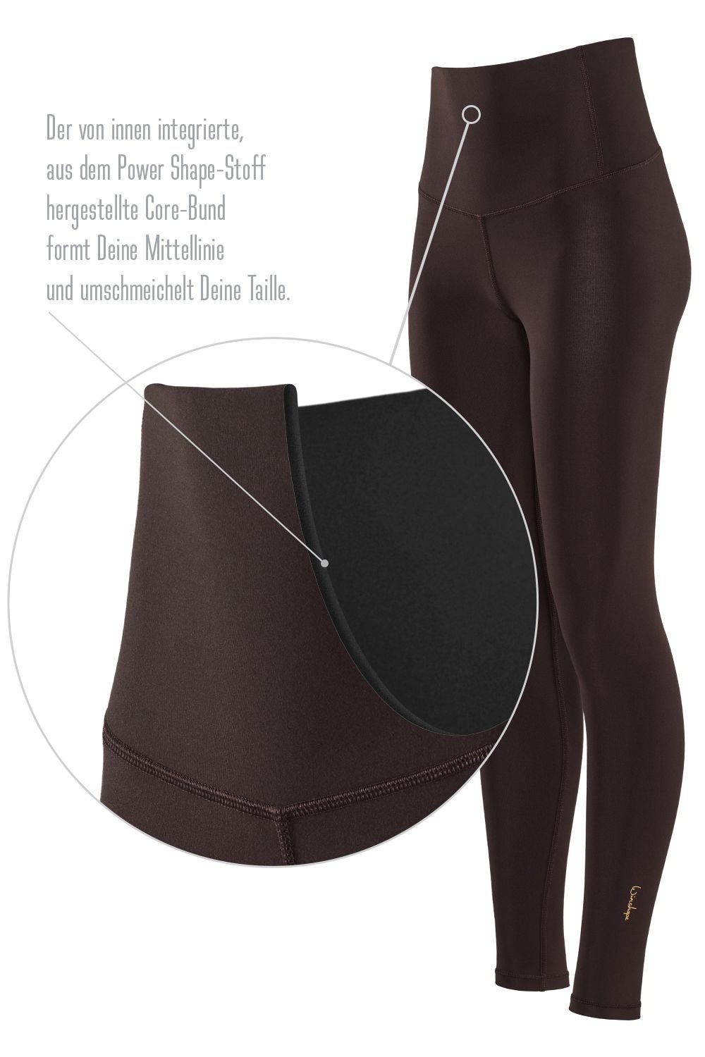 Winshape Leggings »Functional Comfort HWL117C«, mit V-Shape Applikation und Core-Bund