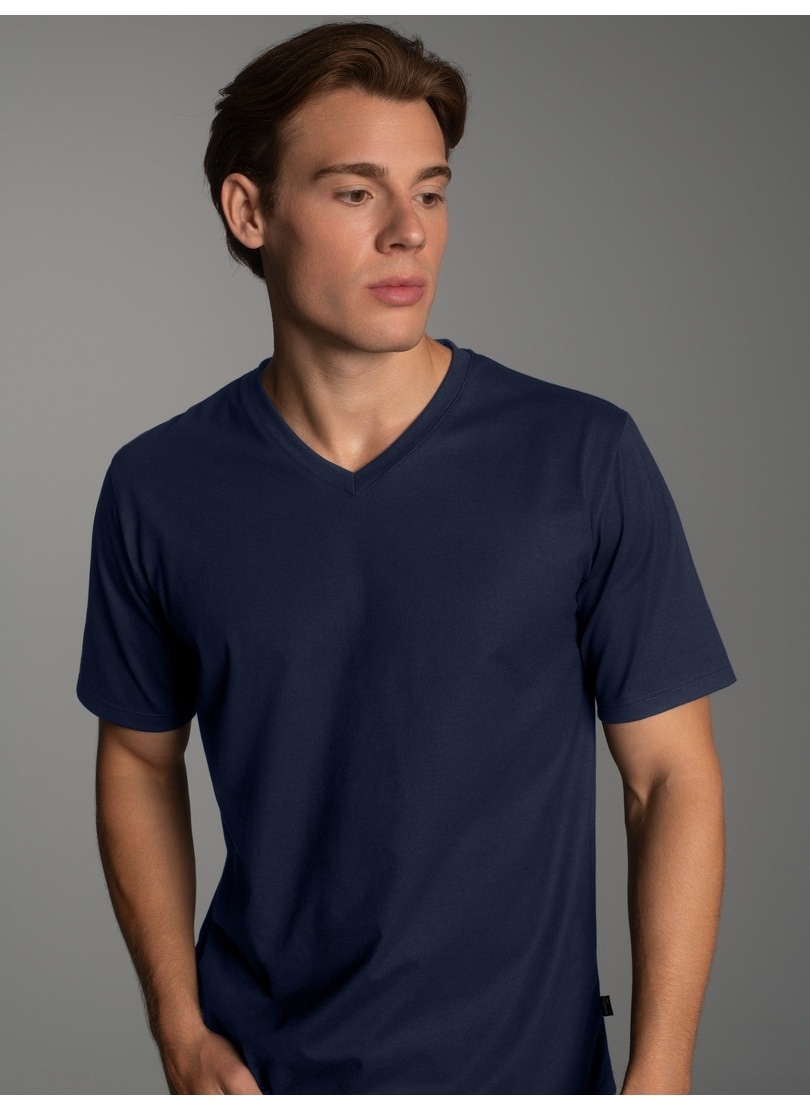 Trigema T-Shirt "TRIGEMA V-Shirt DELUXE Baumwolle" 1 Stk.