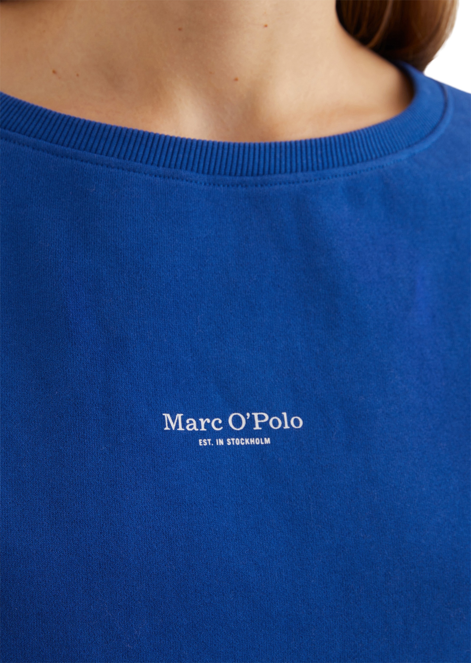 Marc O'Polo Sweatshirt »mit gepeachter Oberfläche«