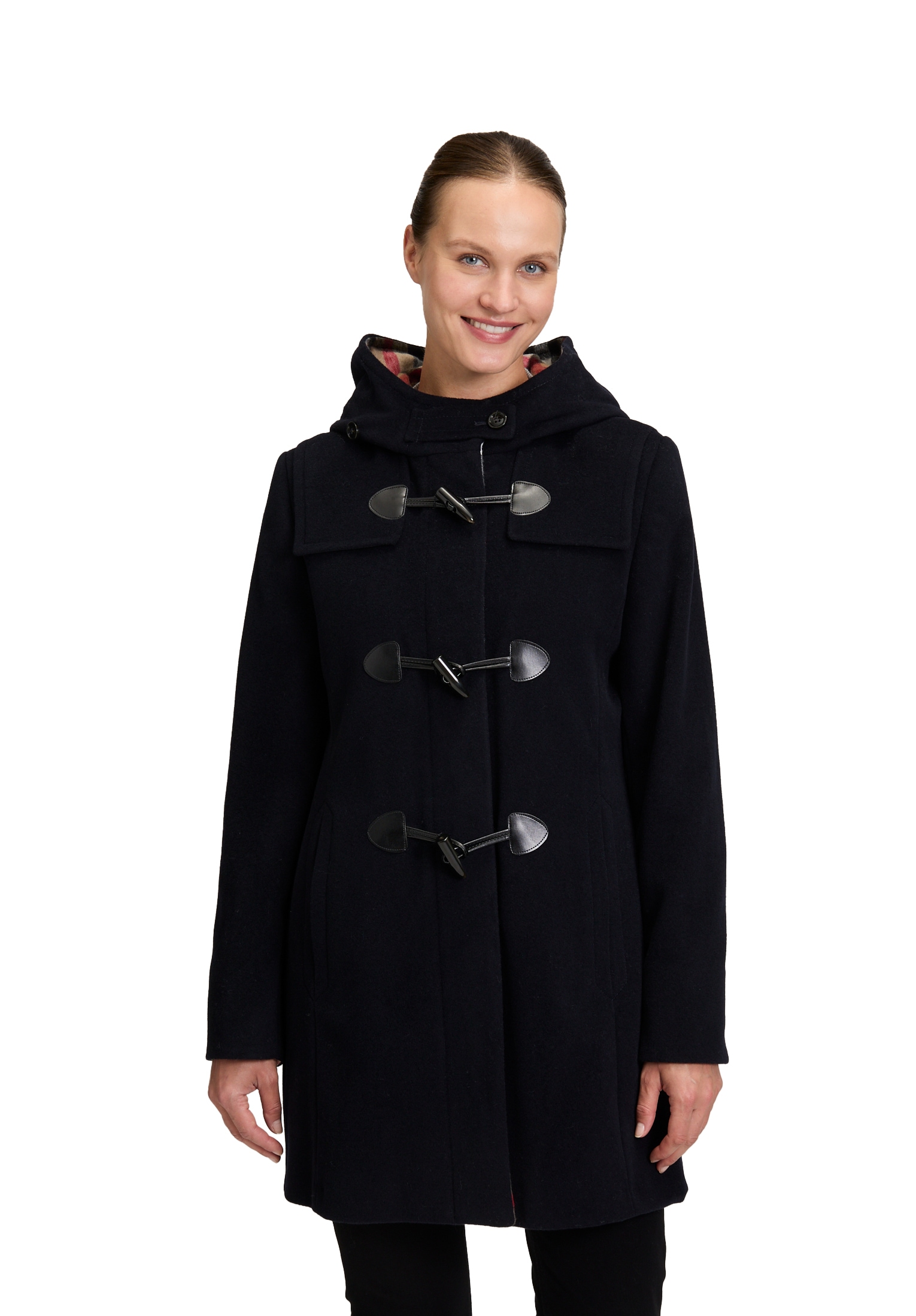 Gil Bret Outdoorjacke "Gil Bret Damen Dufflecoat mit Kapuze", mit Kapuze günstig online kaufen