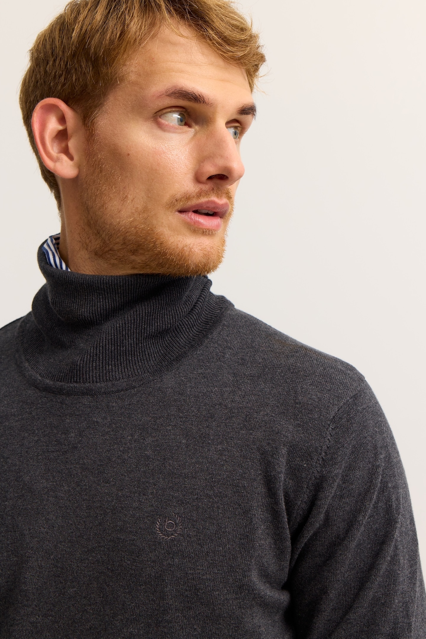 bugatti Rollkragenpullover »Regular Fit«, aus reiner Baumwolle