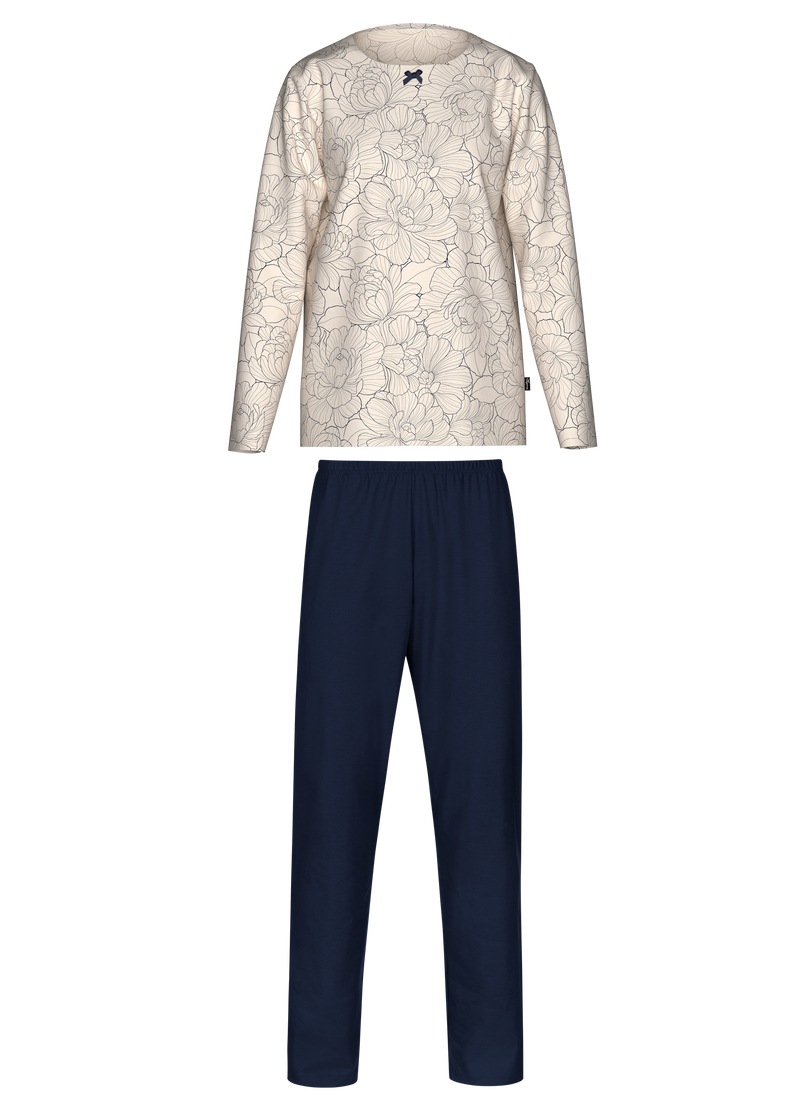 Trigema Schlafanzug "TRIGEMA Pyjama mit Allover Blumen Print" 1 Stk. tlg. günstig online kaufen