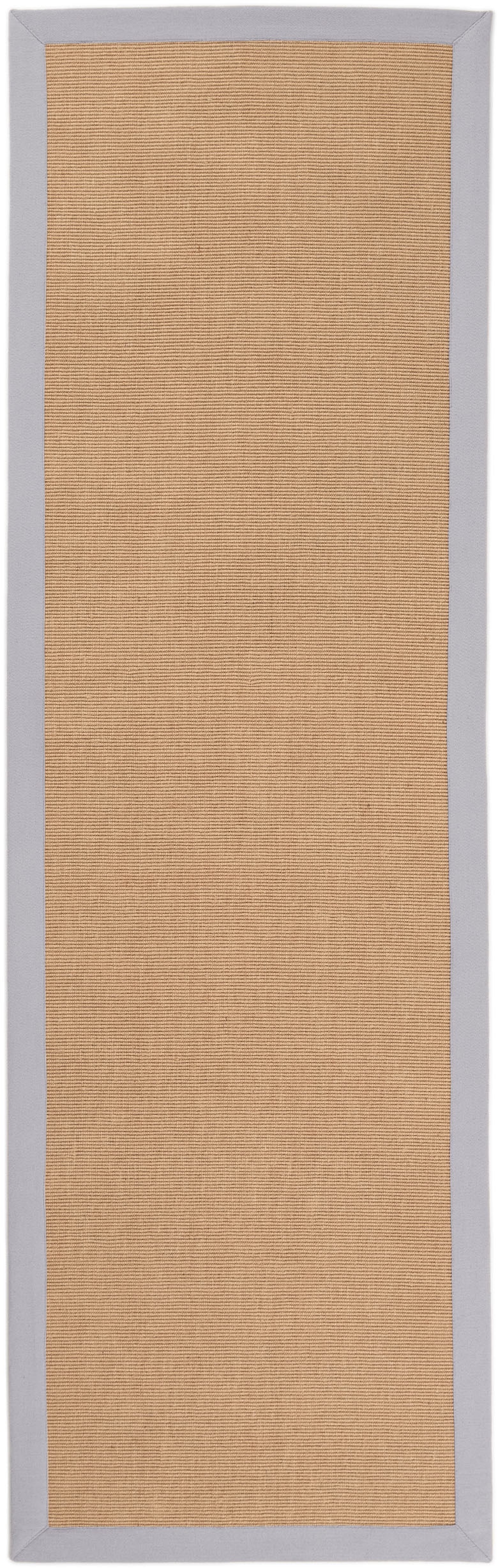 carpetfine Läufer »Sisal«, rechteckig, 5 mm Höhe, mit farbiger Bordüre, Anti Rutsch Rückseite