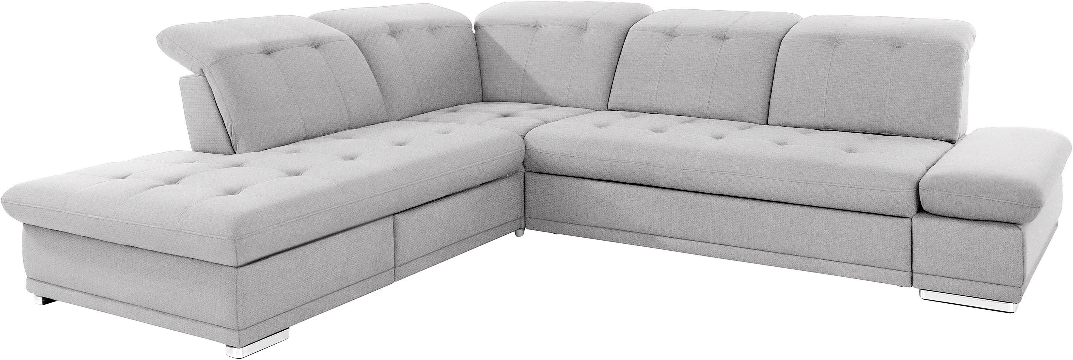 Thumbnail - COTTA Ecksofa "Holiday L-Form mit Sitztiefen-, Armteil- und Kopfteilverstellung", wahlweise mit Bettfunktion & Bettkaste...