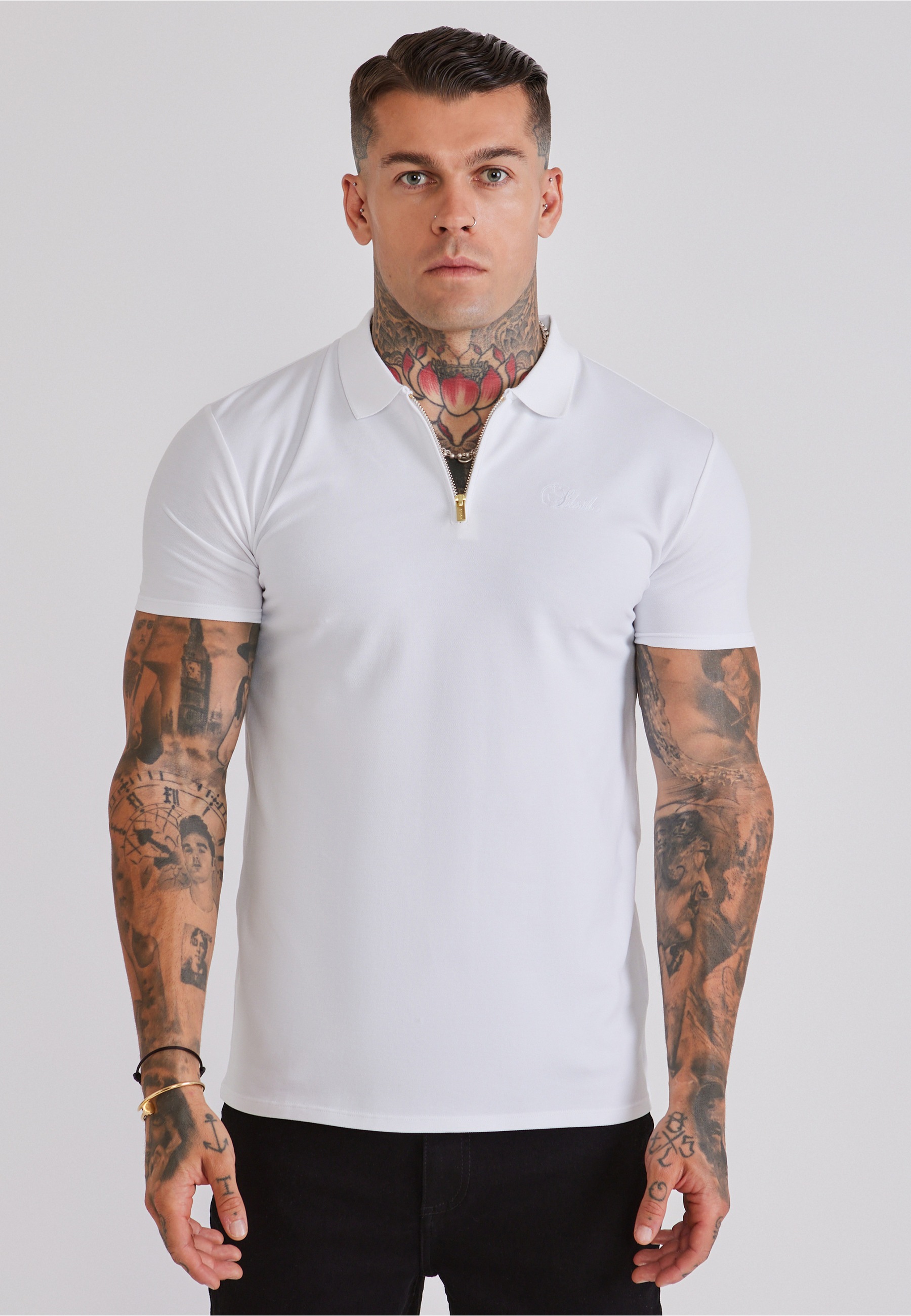 Siksilk Poloshirt »SikSilk Zip Polo -Shirt« 1