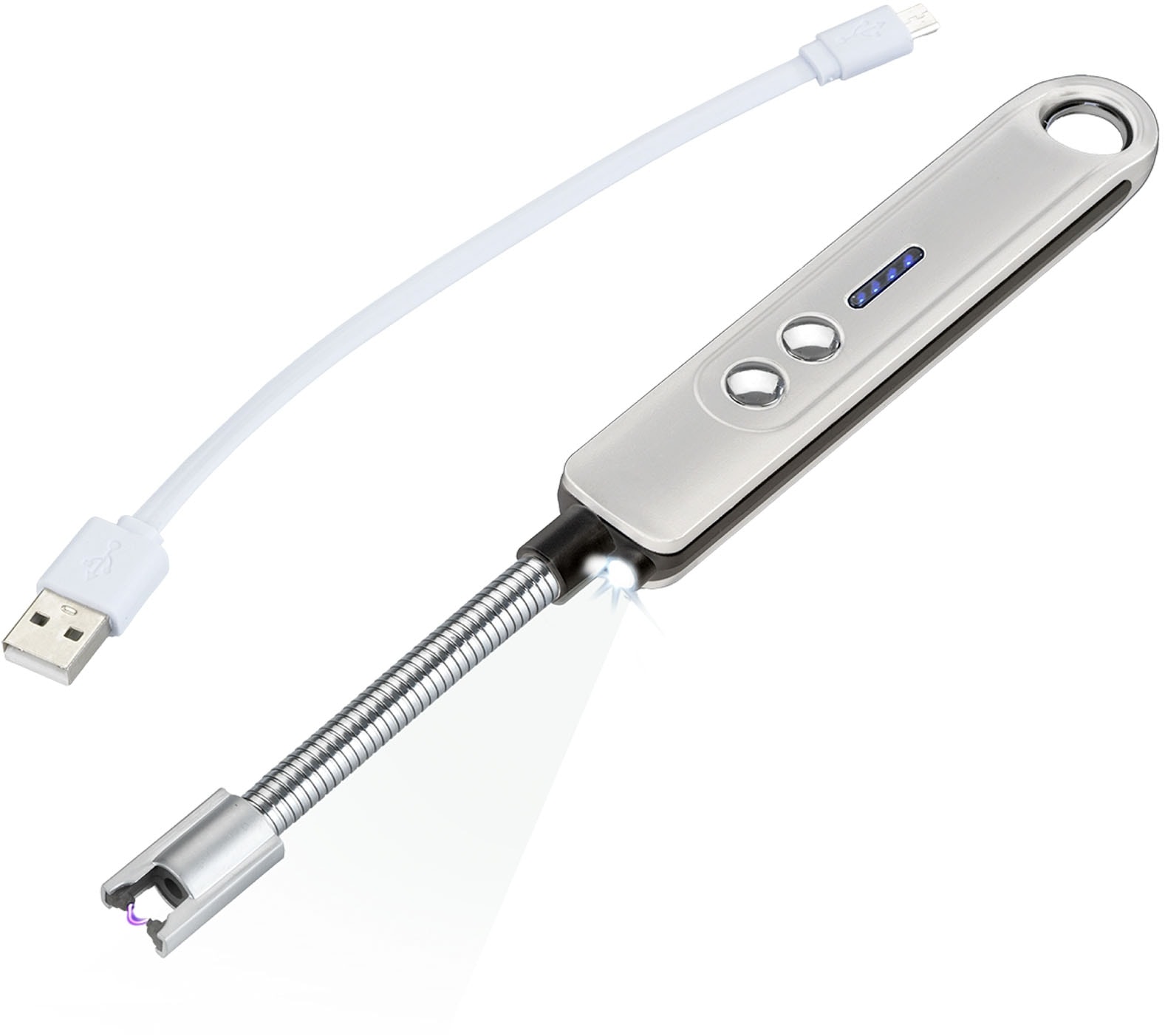 Maximex Stabanzünder "LED Lichtbogen-Feuerzeug" mit elektrischem Anzünder, günstig online kaufen