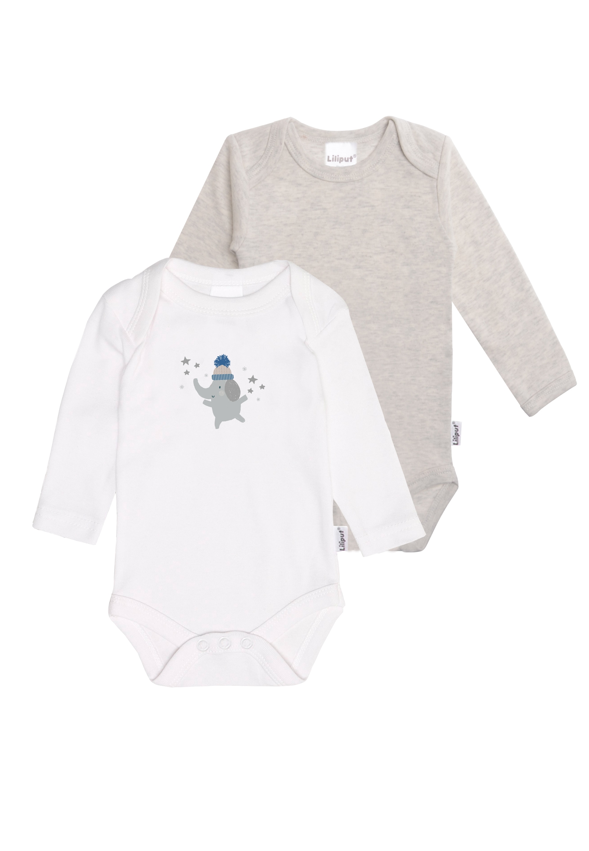 Liliput Body 2 Stk. mit weitem Halsausschnitt