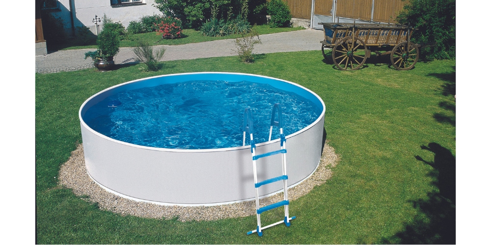 Mountfield Rundpool »Azuro 300«, (Set, 4 tlg.), ØxH: 360x90 cm