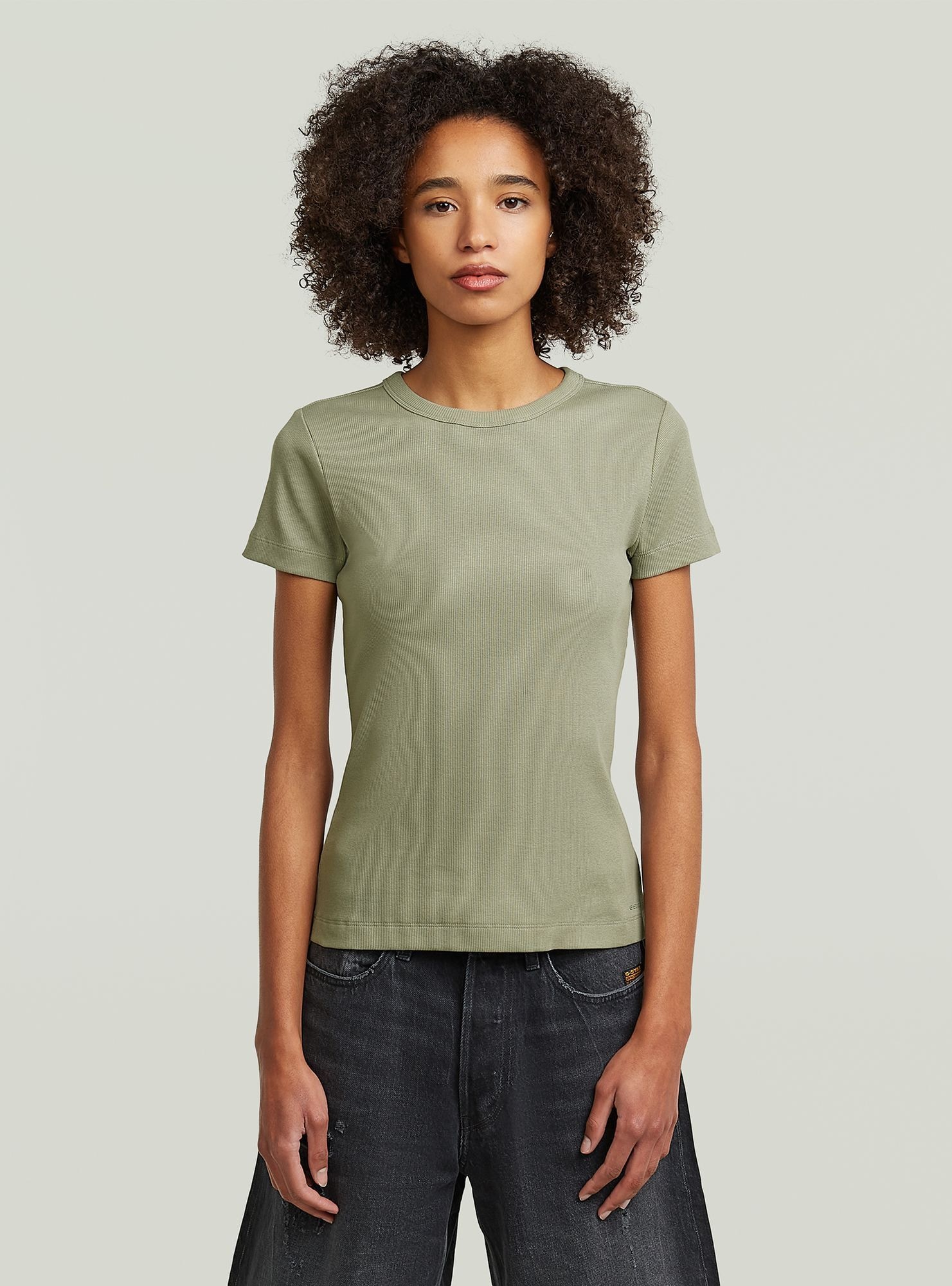 G-STAR "Slim Rib T-Shirt"