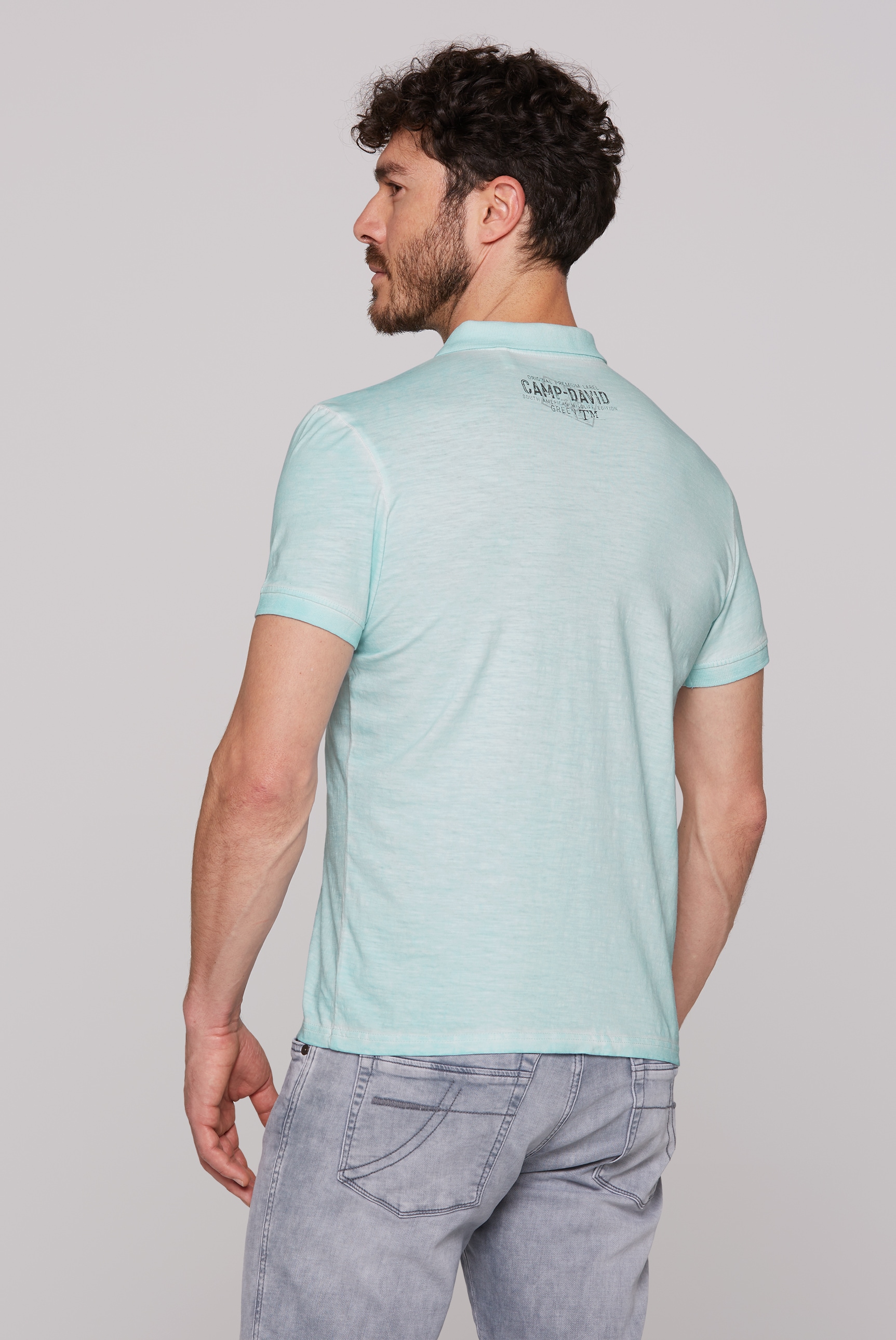 CAMP DAVID Poloshirt, aus Baumwolle