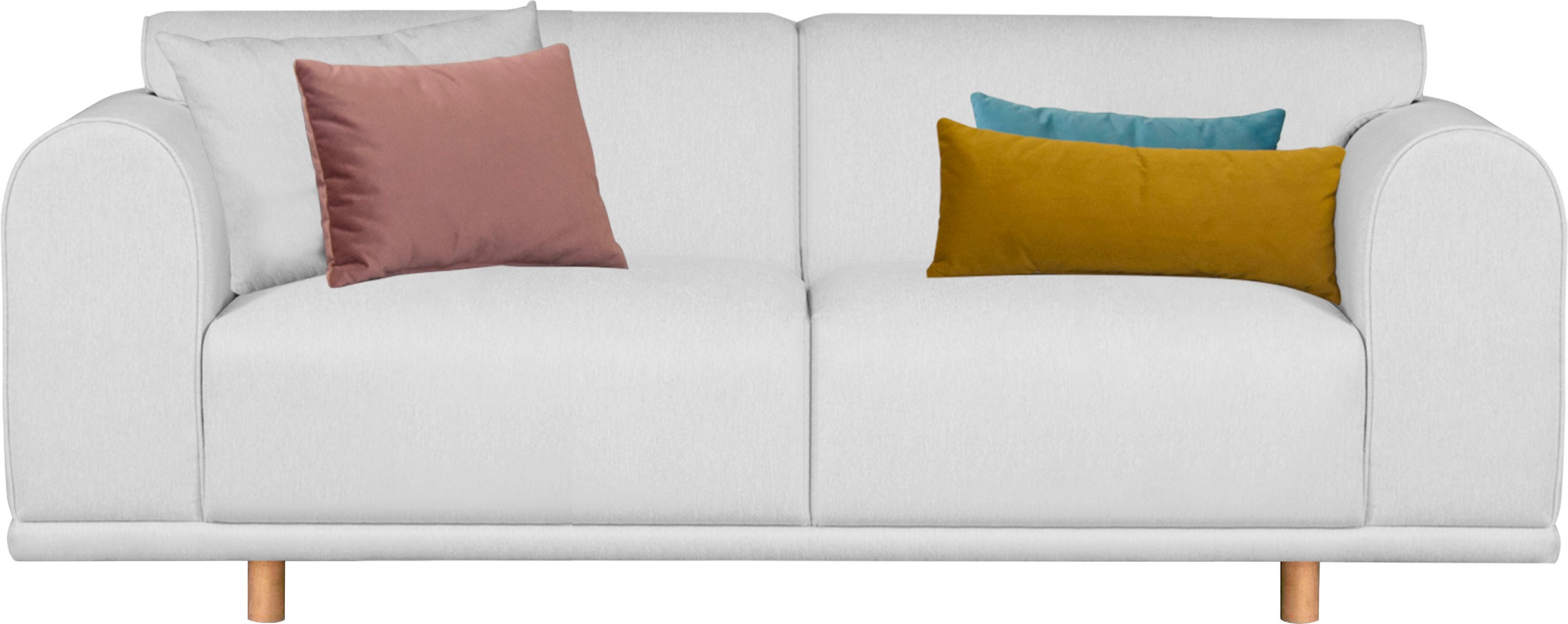 OTTO home 2-Sitzer "Maroon" in skandinavischem Design, mit losen Kissen günstig online kaufen