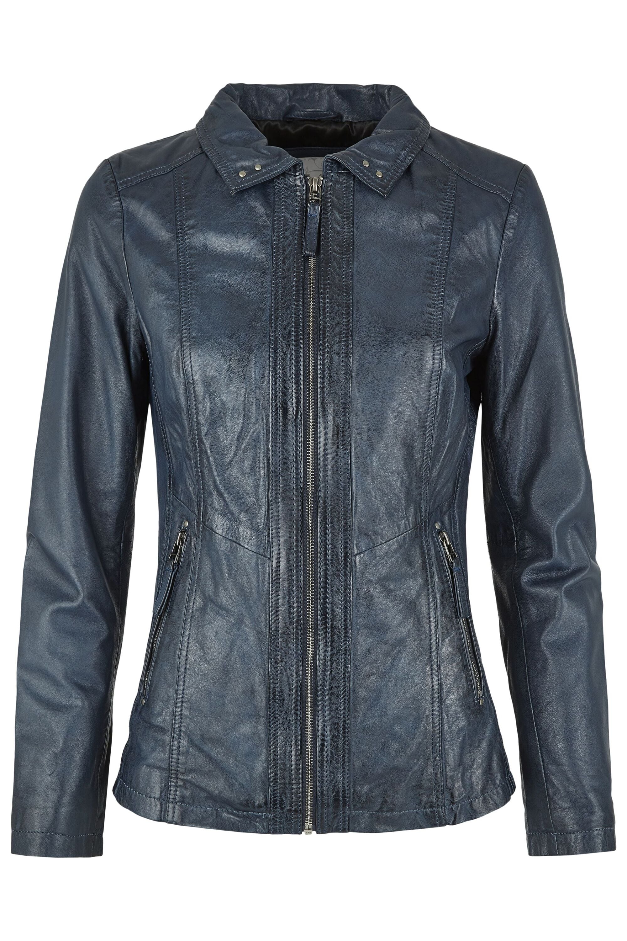 7eleven Bikerjacke "SEJOHANNA" ohne Kapuze mit Nieten