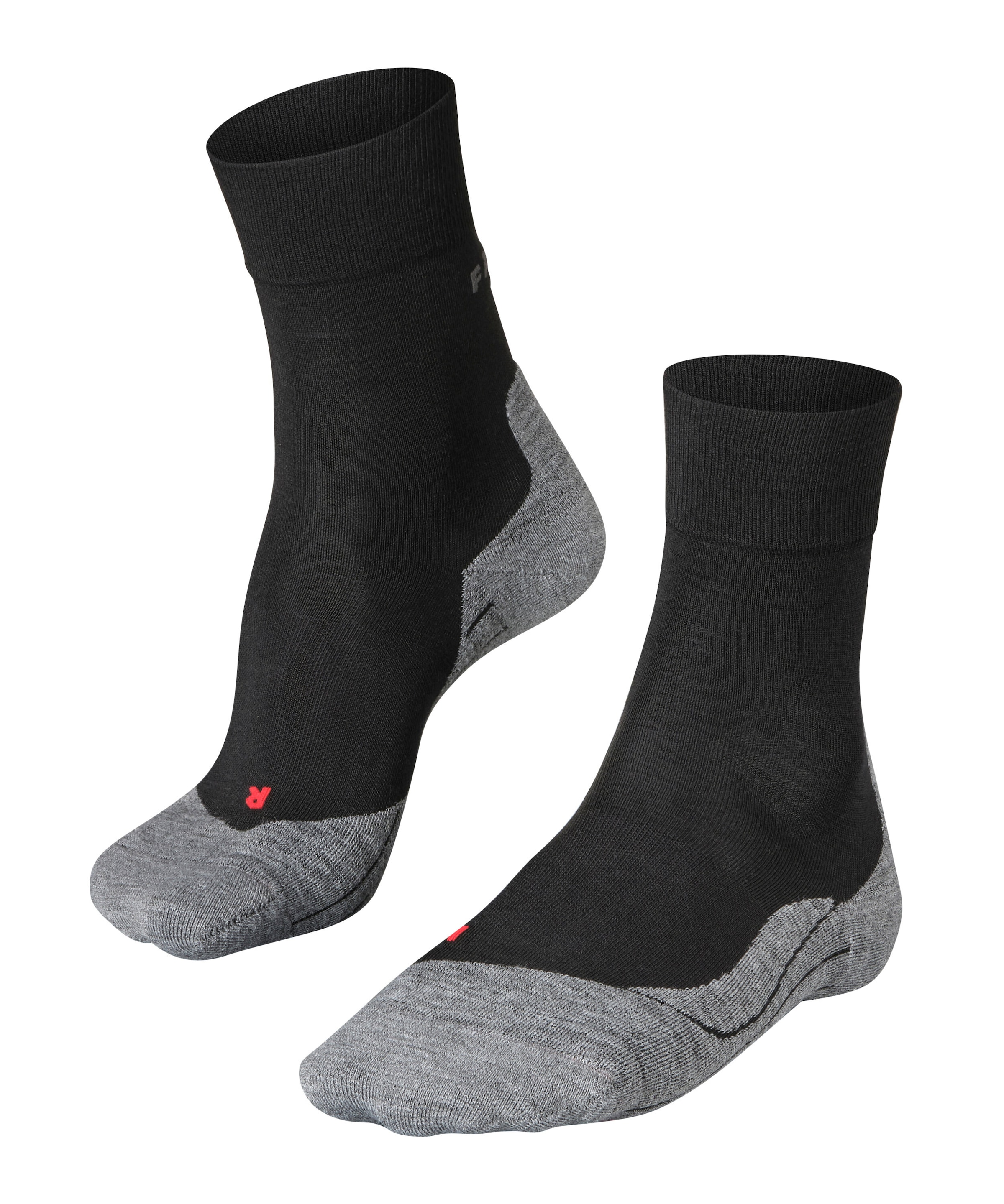 FALKE Mädchen Socken "RU4 Endurance Wool", Gr. 42, schwarz, Obermaterial: 38% Polypropylen PP. 35% Schurwolle WV. 27% Polyamid PA., Socken