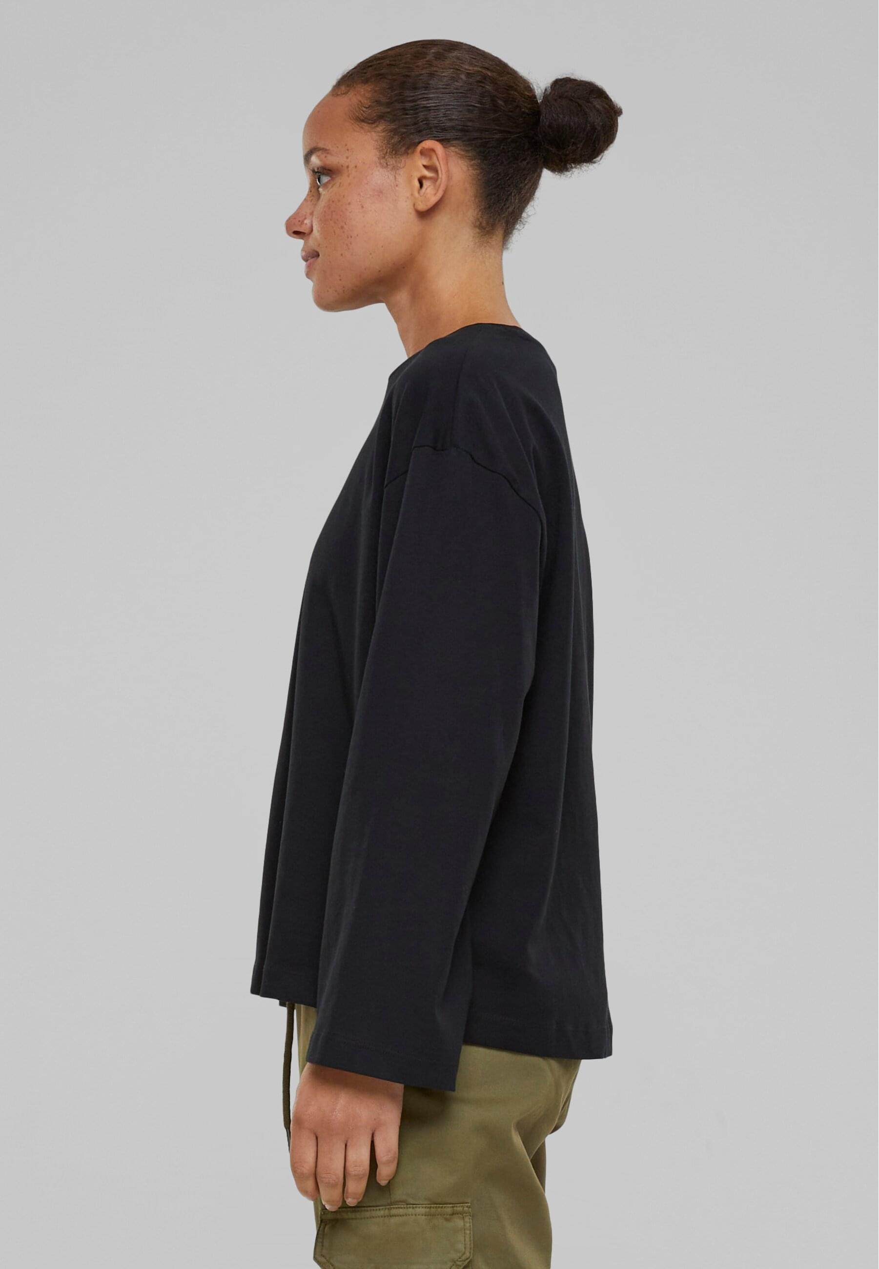 URBAN CLASSICS Longsleeve »Urban Classics Damen Ladies Organic Oversized Longsleeve«, (1 tlg.)