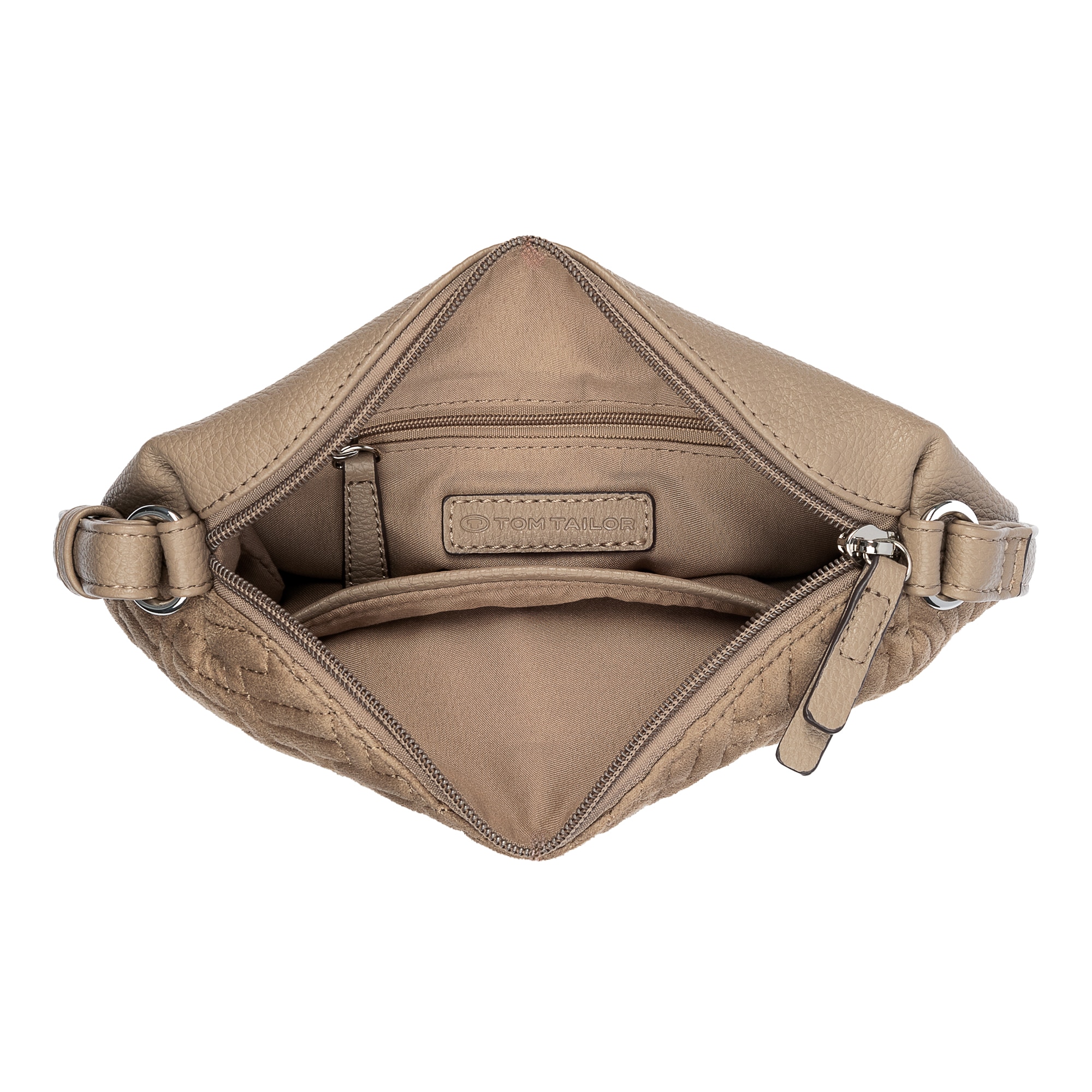 TOM TAILOR Handtasche »Xanthia« Damen Umhängetasche mit Prägung