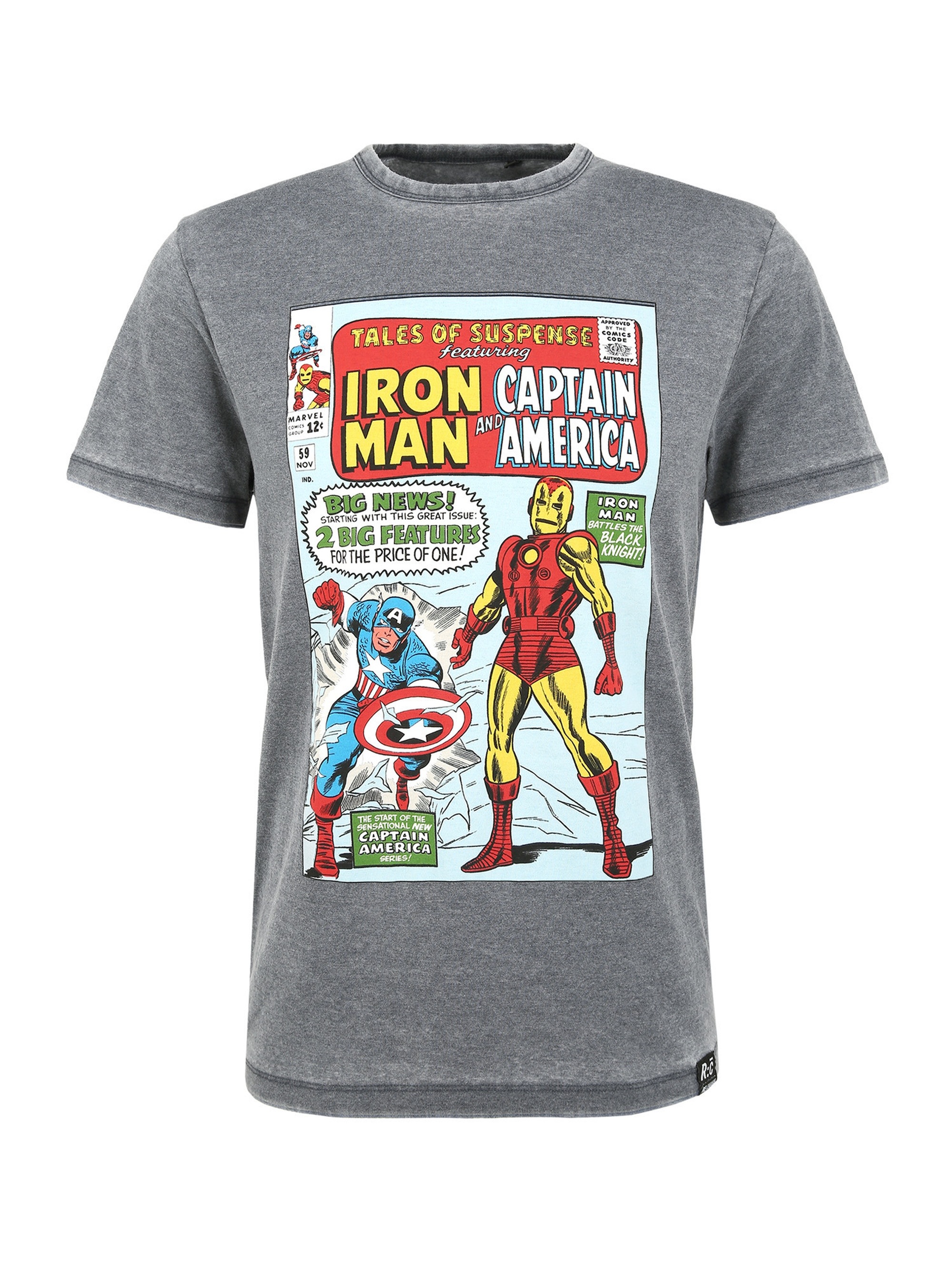 Recovered T-Shirt "Marvel Tales Of Suspense Blue" 1 Stk. tlg. mit coolem Ma günstig online kaufen