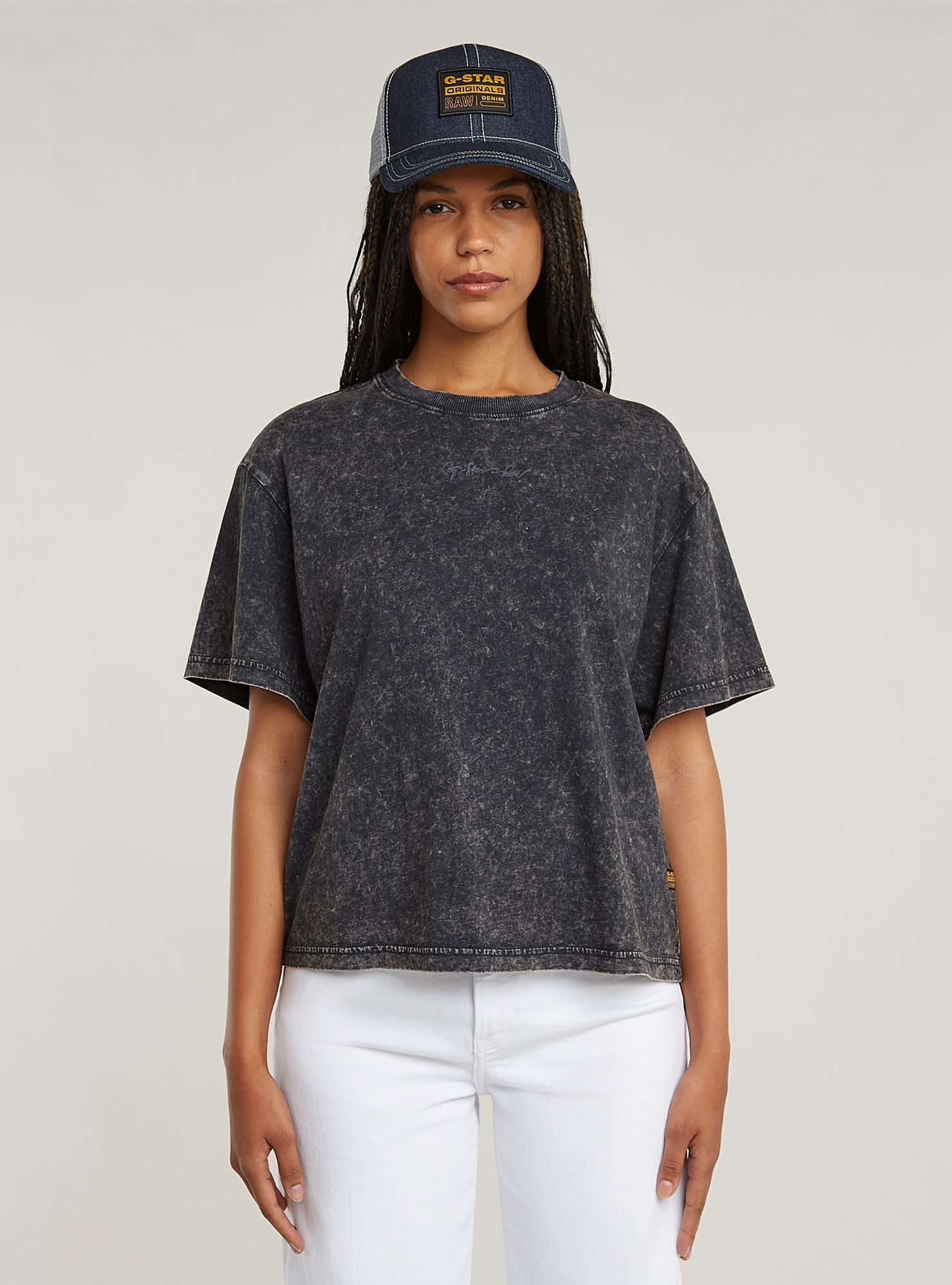 G-STAR "Washed G-Script T-Shirt"