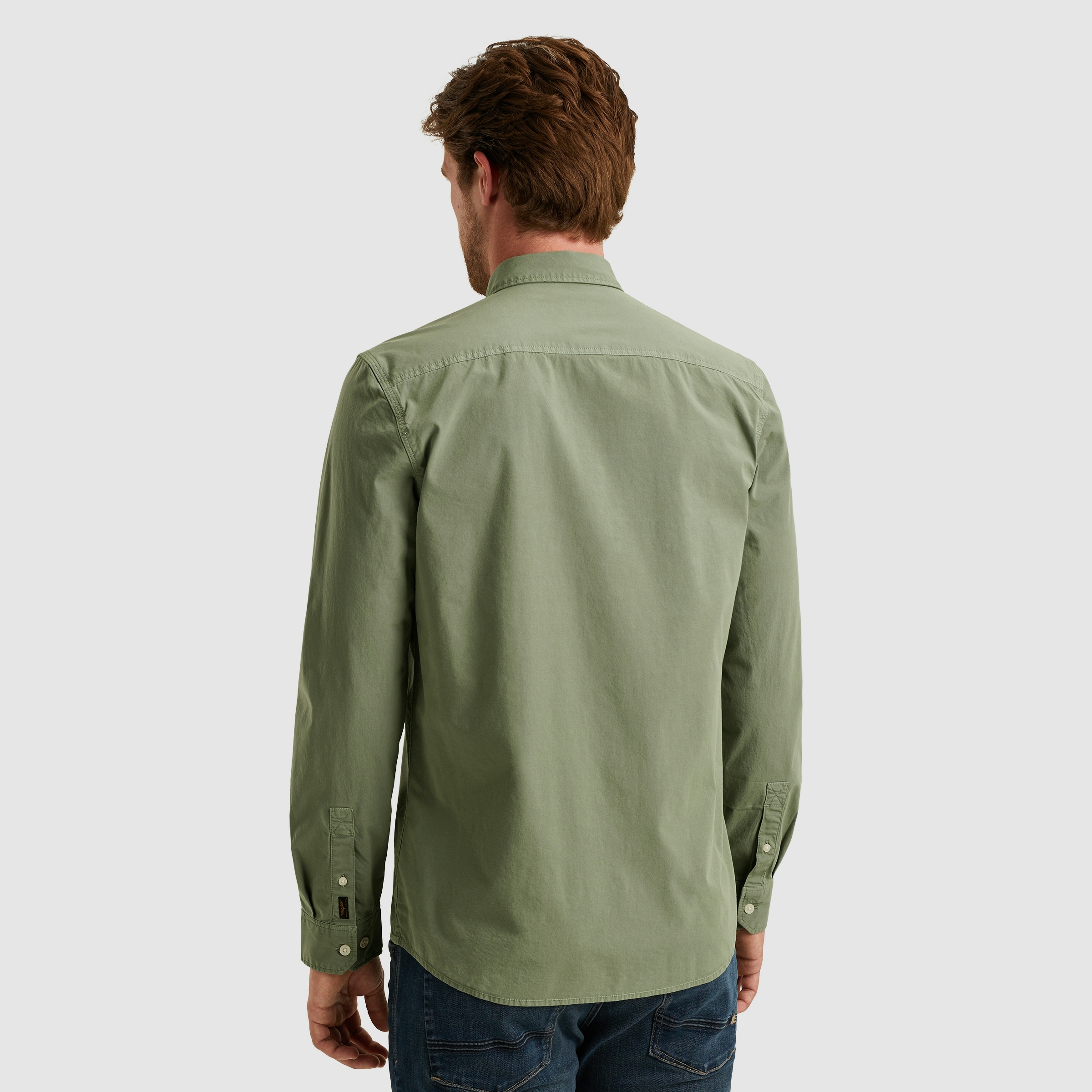 PME LEGEND Langarmhemd, mit Logo Stickerei