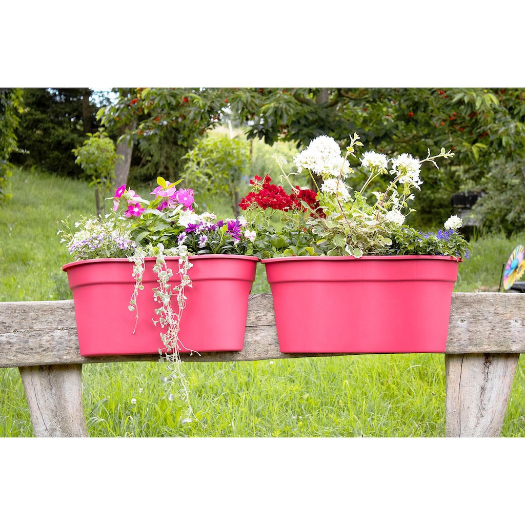 KHW Balkonkasten »Flowerclip XL«, (Set, 2 St.)