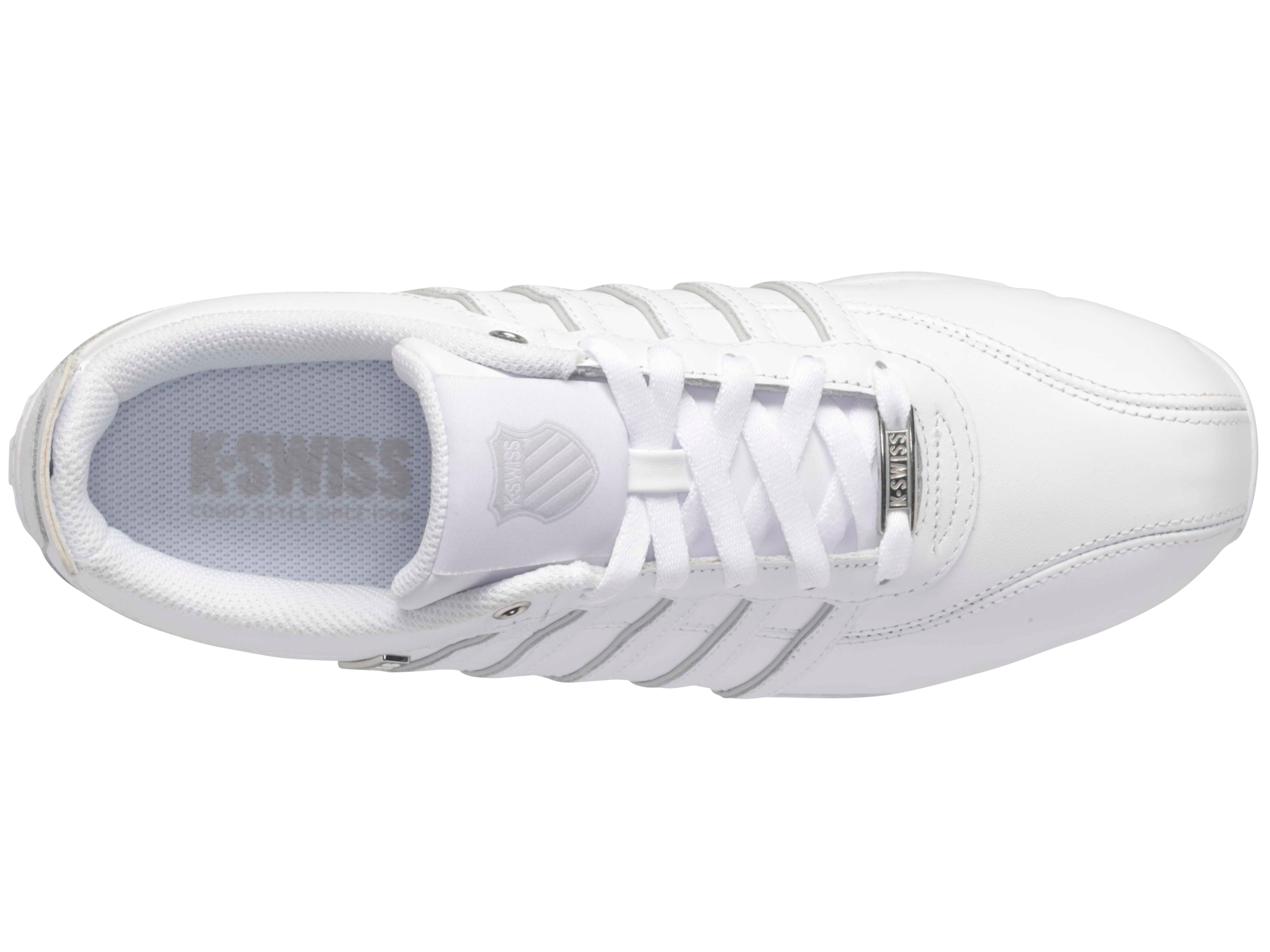 Sneaker K-SWISS "ARVEE 1.5", Herren, Gr. 43, whit, wt, gryvlt, split, Leder, Schuhe Sneaker 3