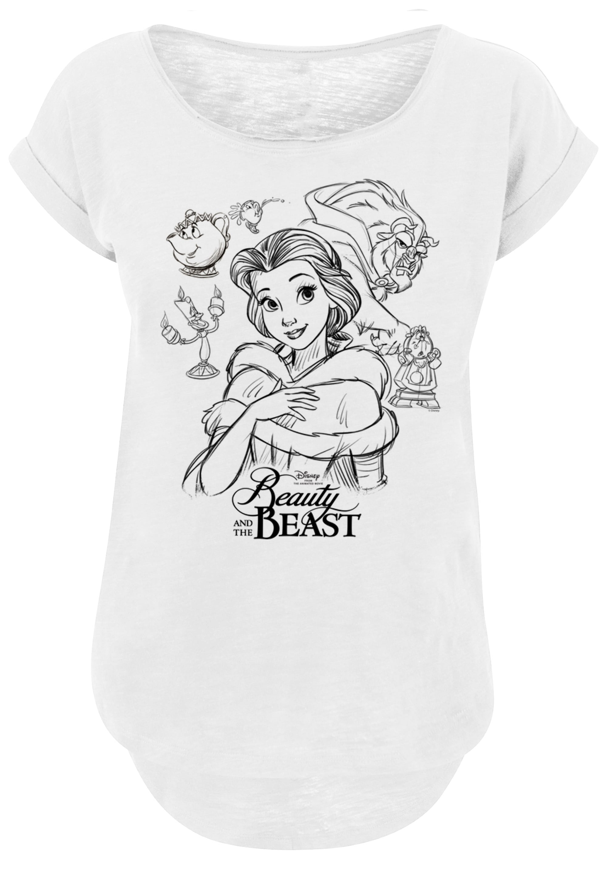 F4NT4STIC T-Shirt "Disney Die Schöne und das Biest Collage Zeichnung", Prin günstig online kaufen