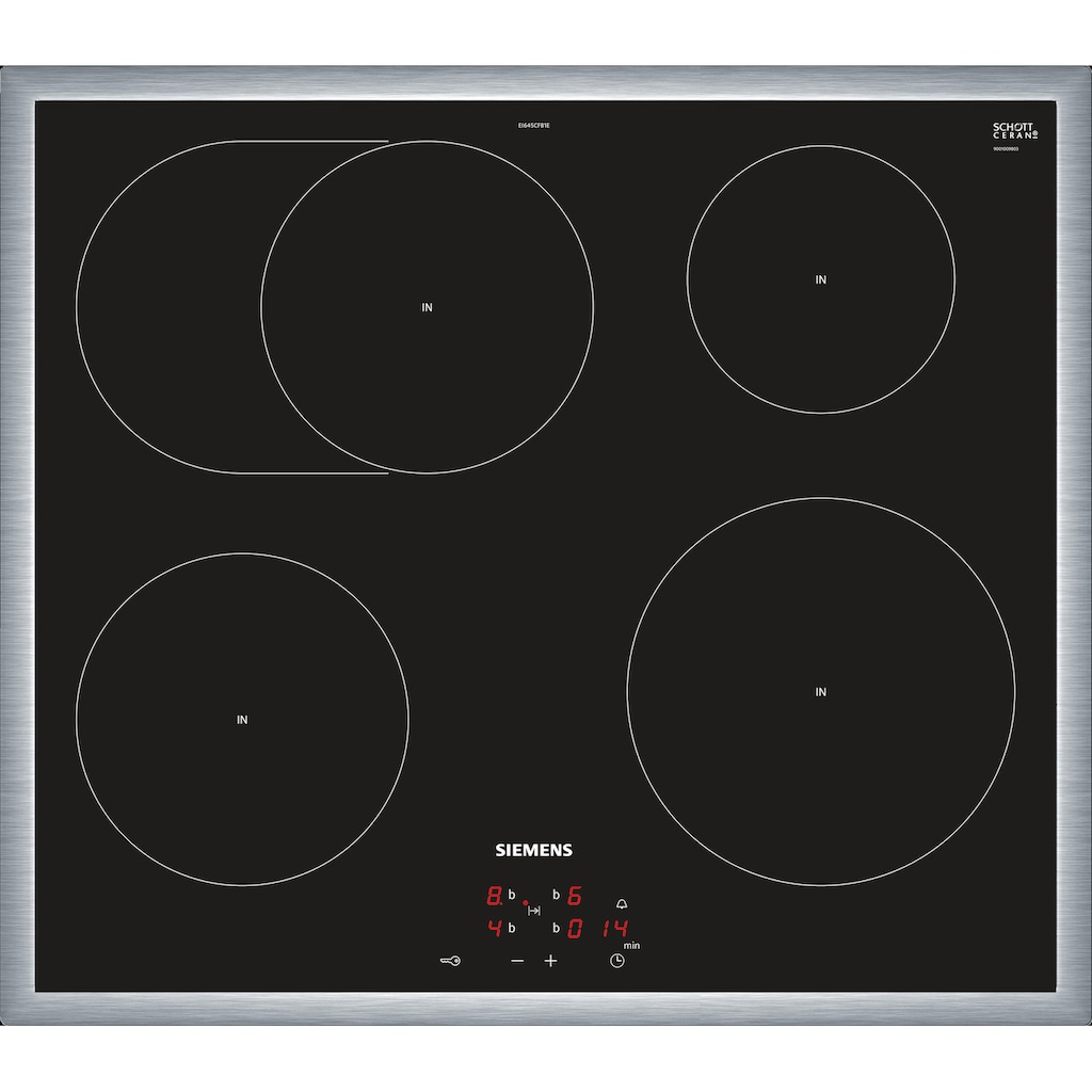 SIEMENS Induktions Herd-Set »EQ521IB00«, HE517BBS1, (Set), mit cookControl 10