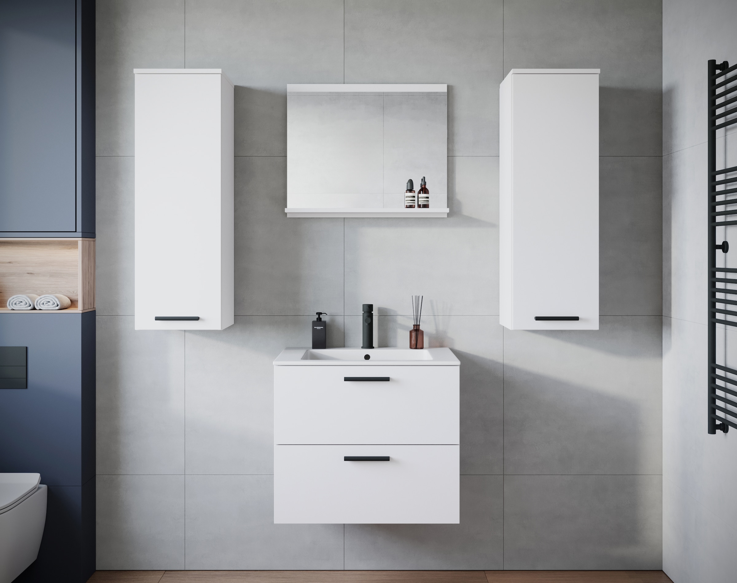 welltime Badmöbel-Set "PILA" Set, 4 Stk. tlg. günstig online kaufen