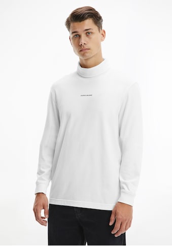 Calvin Klein Jeans Langarmshirt »MICRO BRANDING FUNNEL NECK TEE« kaufen