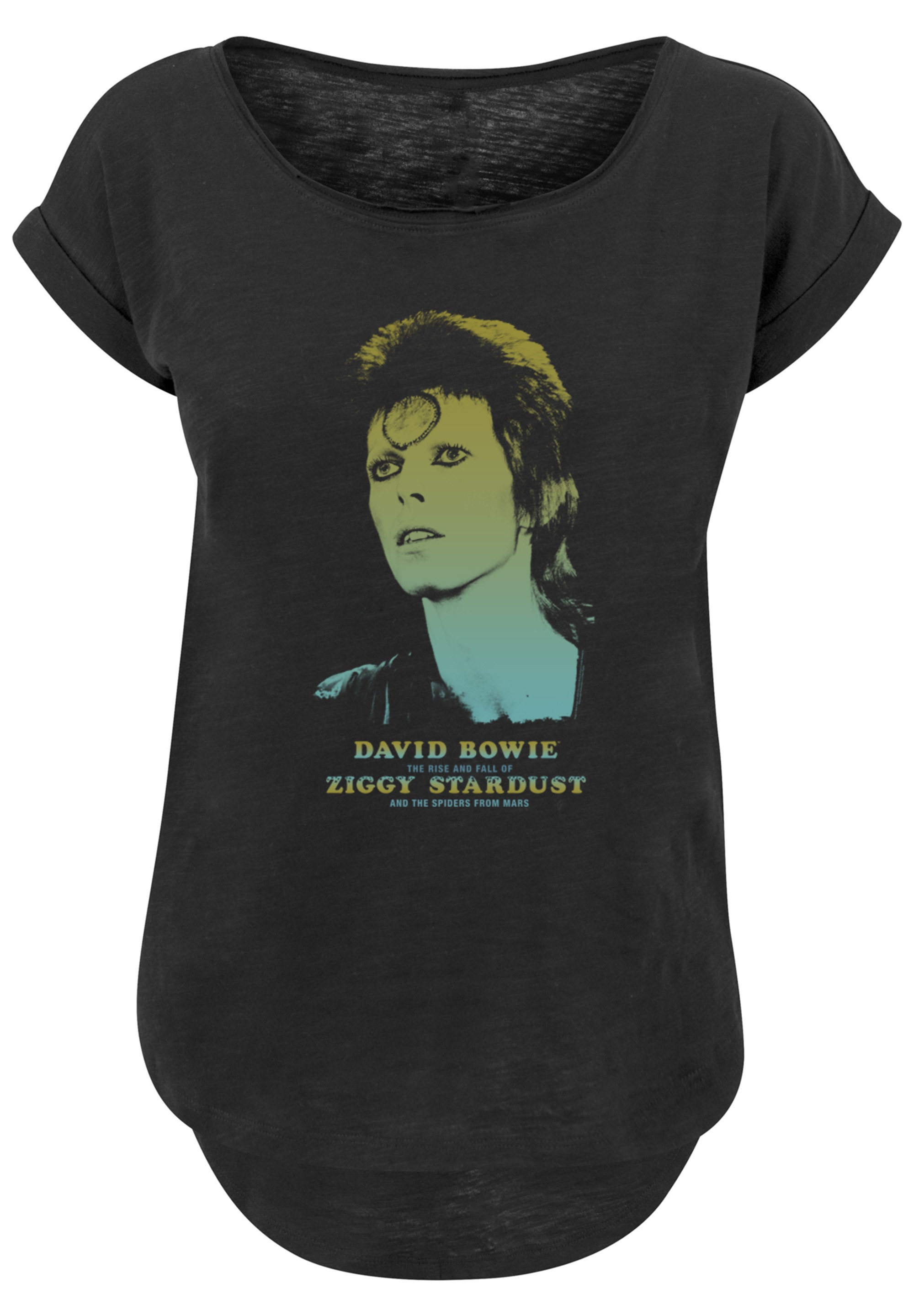 F4NT4STIC T-Shirt »David Bowie Ziggy Gradient«, Print