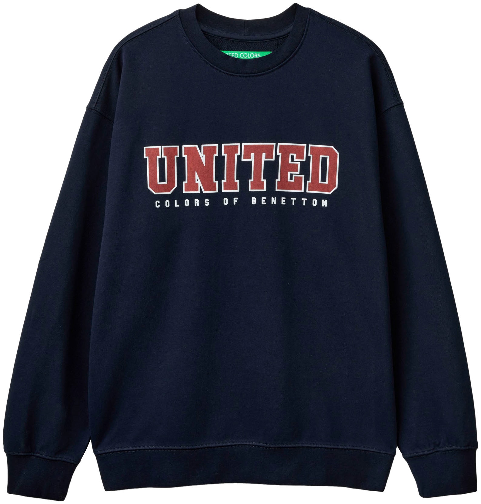 United Colors of Benetton Sweatshirt, mit großem kontrastfarbenen Print günstig online kaufen