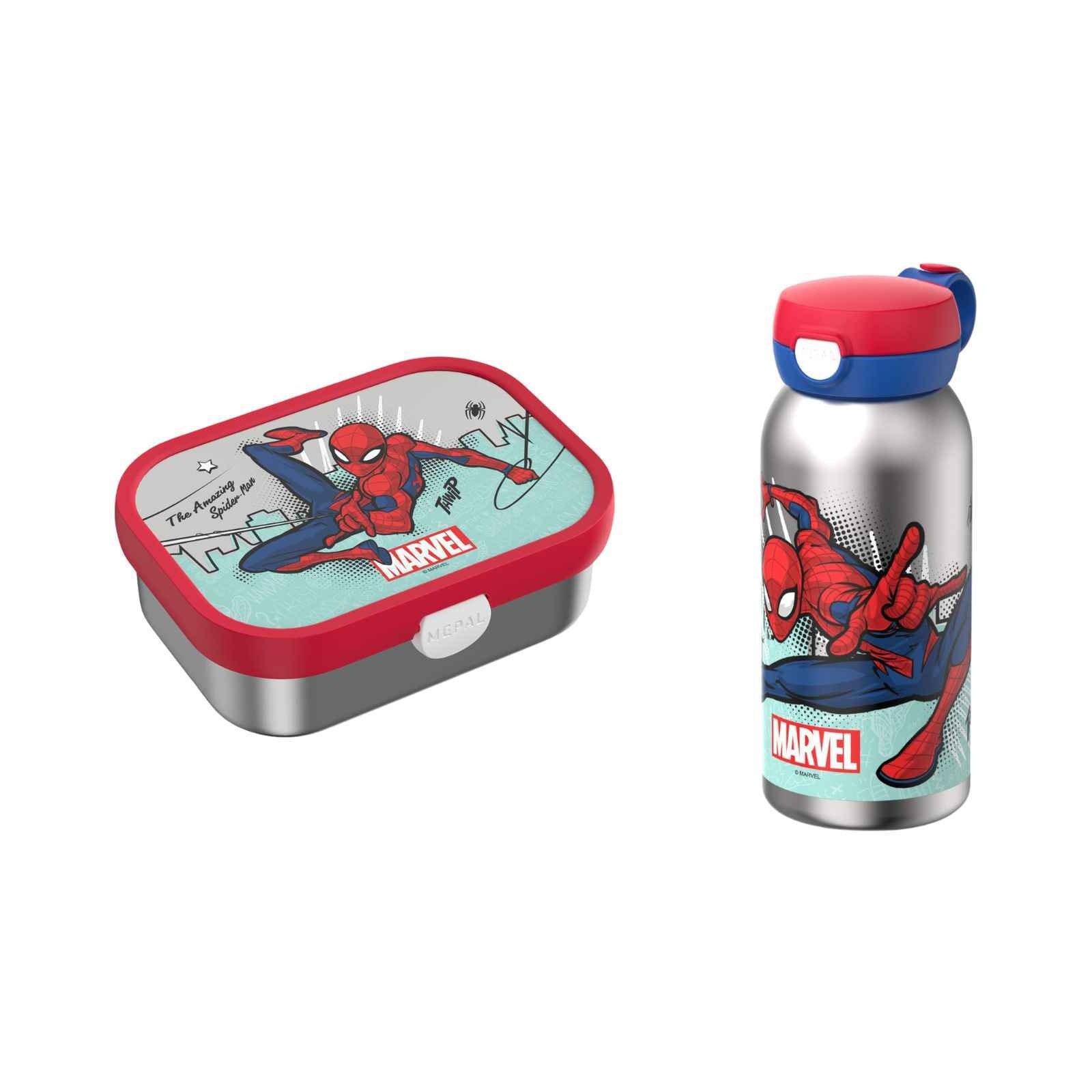 MEPAL Lunchbox "Edelstahl-Lunchset Campus 2er Set", B/H/L: 2cm x 2cm x 2cm, bunt, Lebensmittelaufbewahrungsbehälter, Spülmaschinenfest