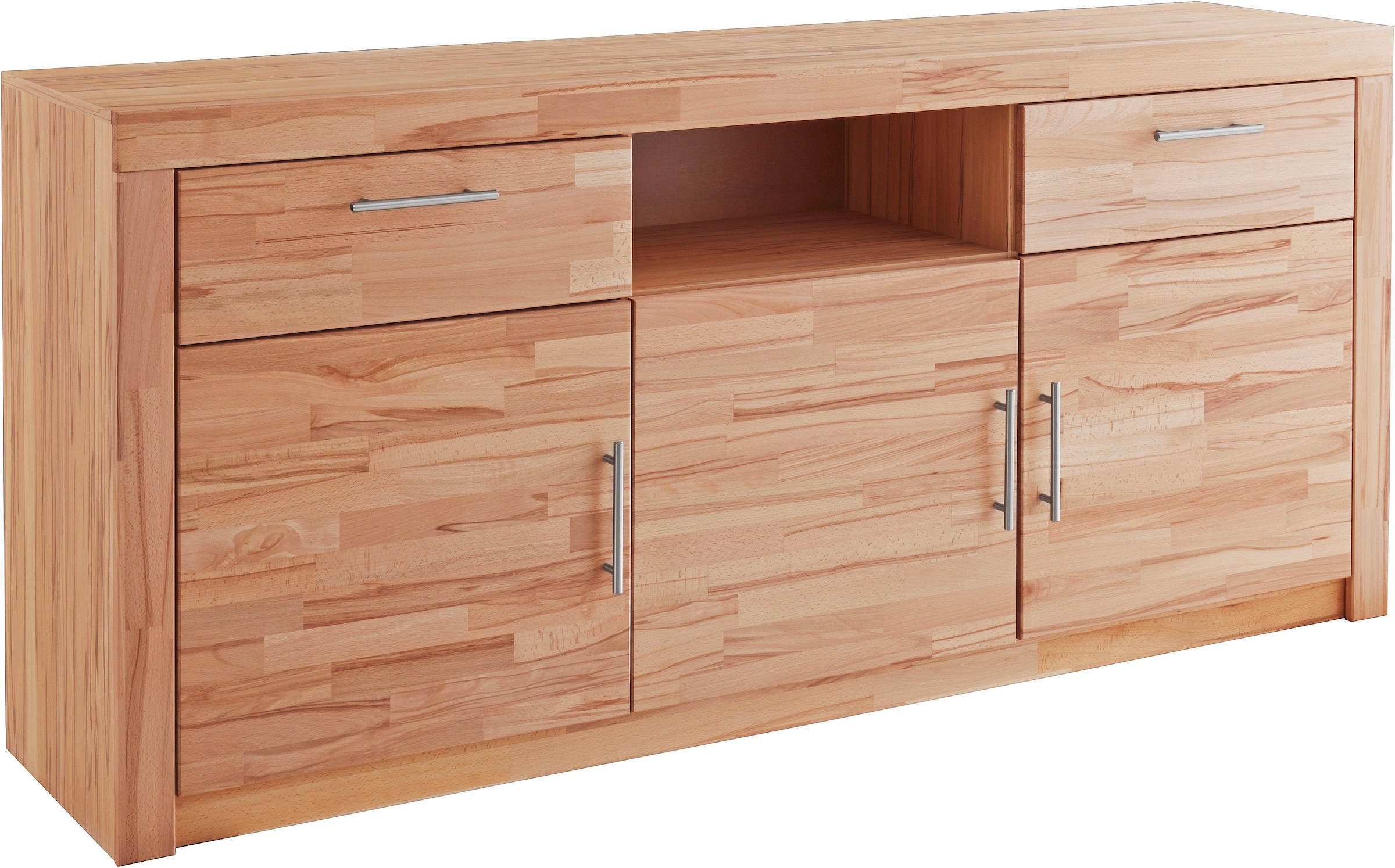 VOGL Möbelfabrik Sideboard "Toronto", teilmassiv, Rahmenoptik, Made in Germ günstig online kaufen