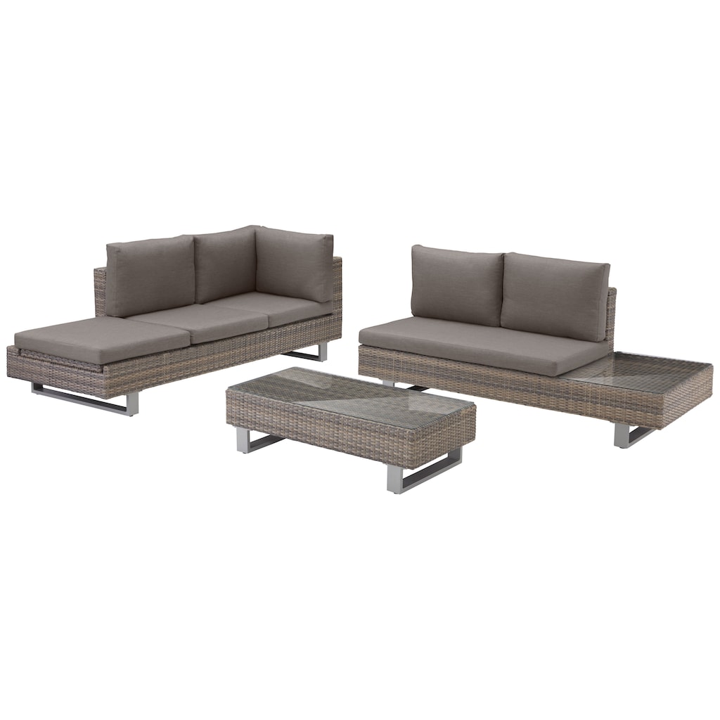 KONIFERA Gartenlounge-Set »Long Beach New«, (11 tlg.)