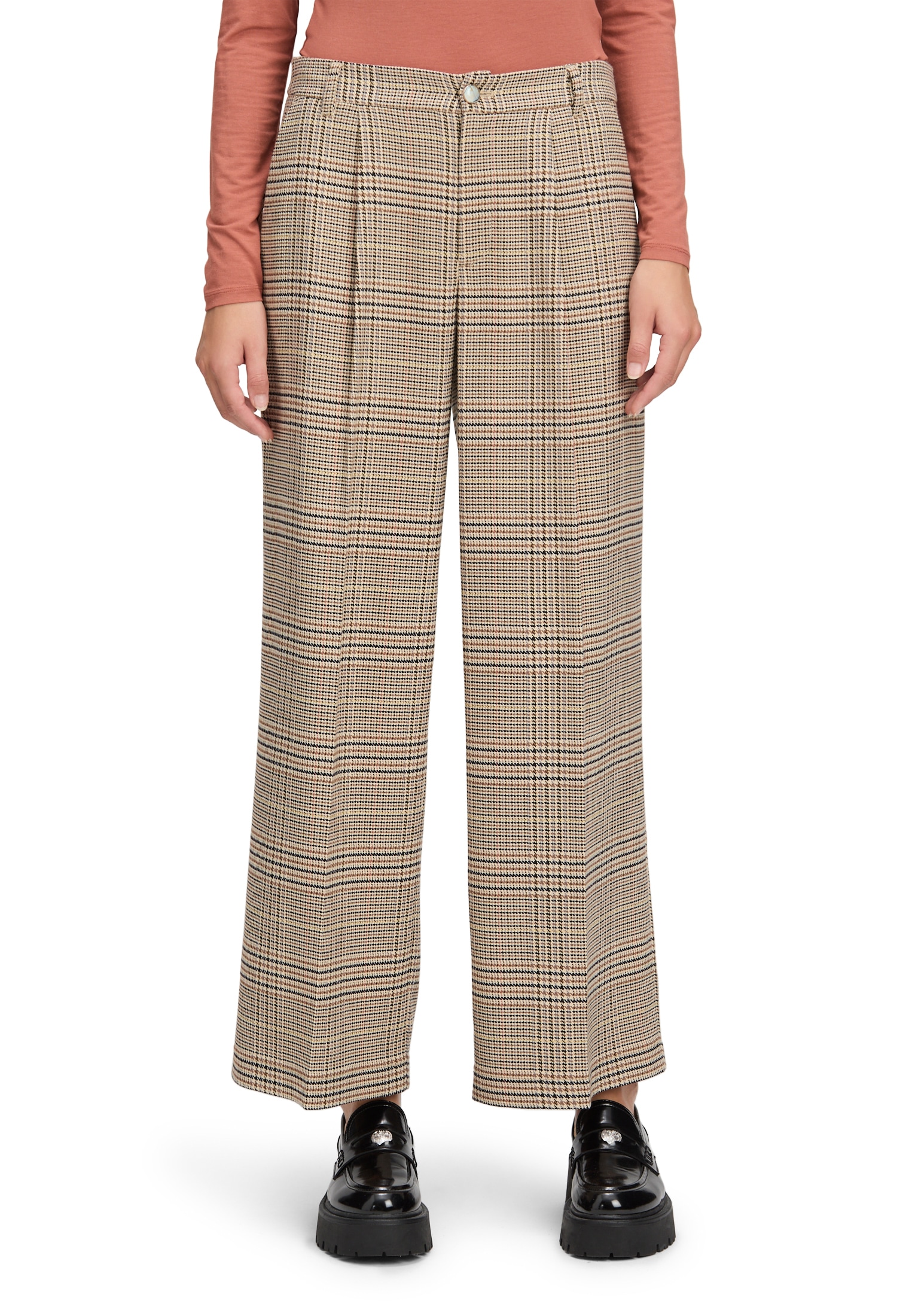 Cartoon Bundfaltenhose "Damen mit Bundfalten" günstig online kaufen