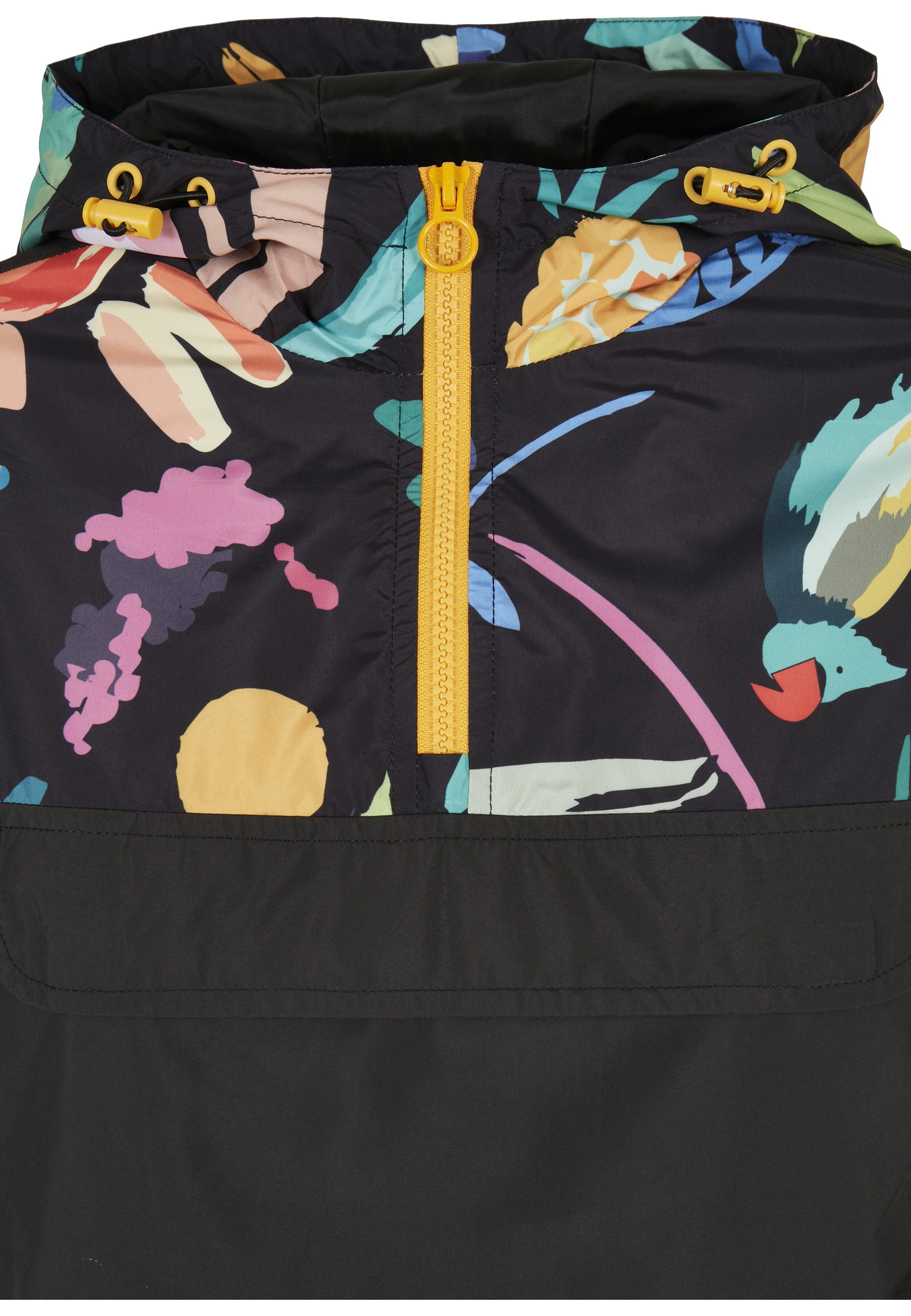 URBAN CLASSICS Langmantel »Urban Classics Damen Ladies Mixed Pull Over Jacket«