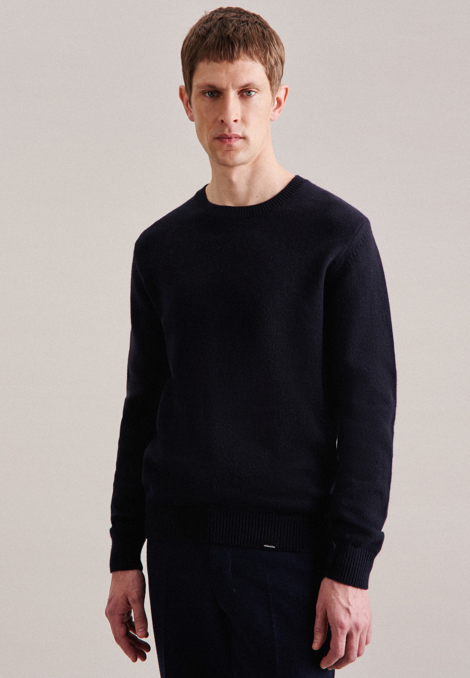 seidensticker "Regular" Langarm Rundhals Uni günstig online kaufen