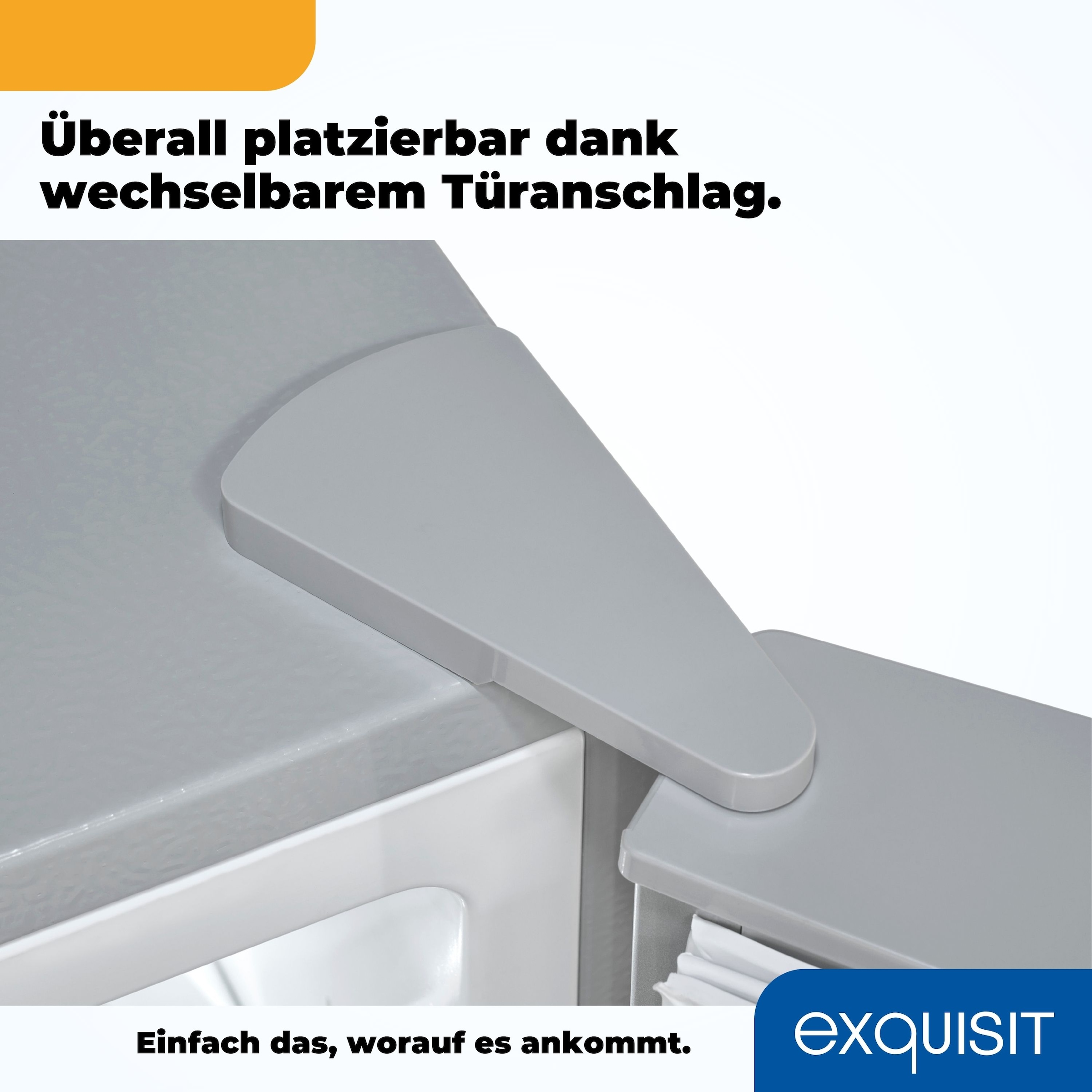 exquisit Kühl-/Gefrierkombination »KGC195-65--330E silber«, 4-Sternefach