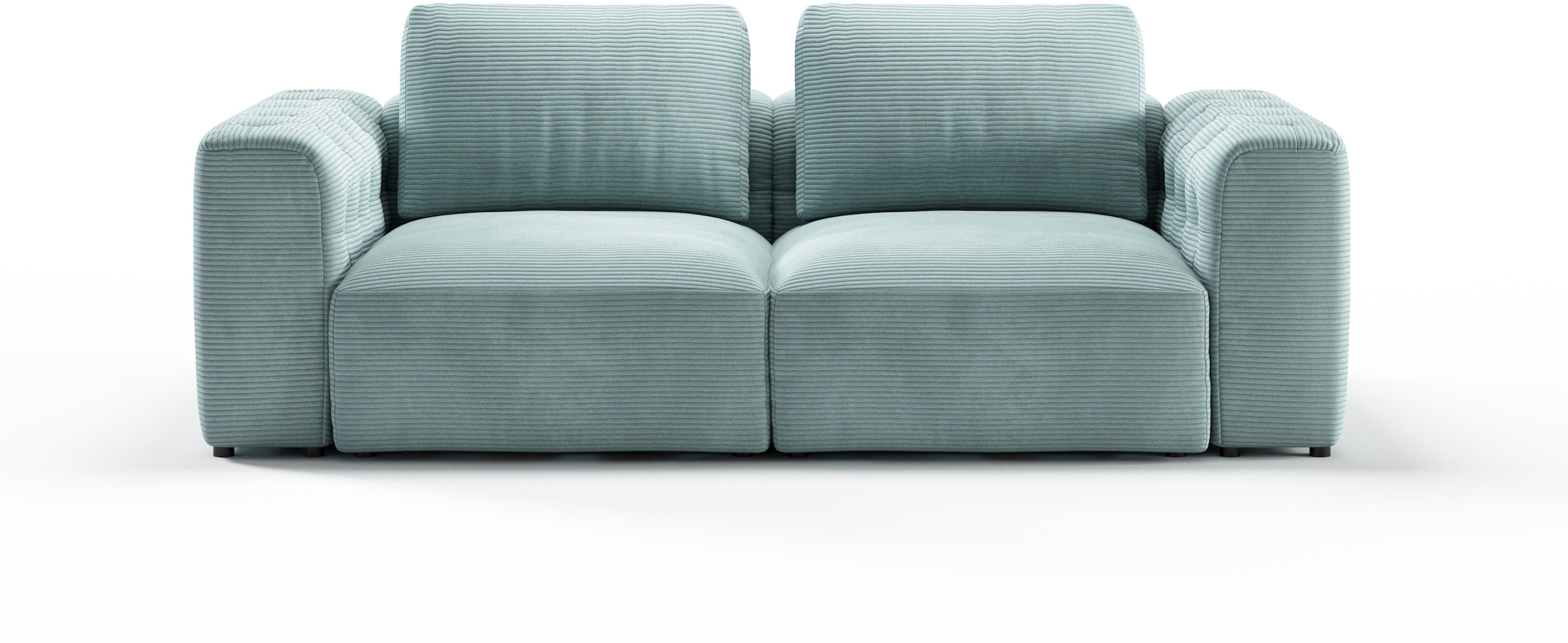 RAUM.ID 2-Sitzer »Cushid«, Modulsofa, bestehend aus 2 Teilen, Breite 218 cm