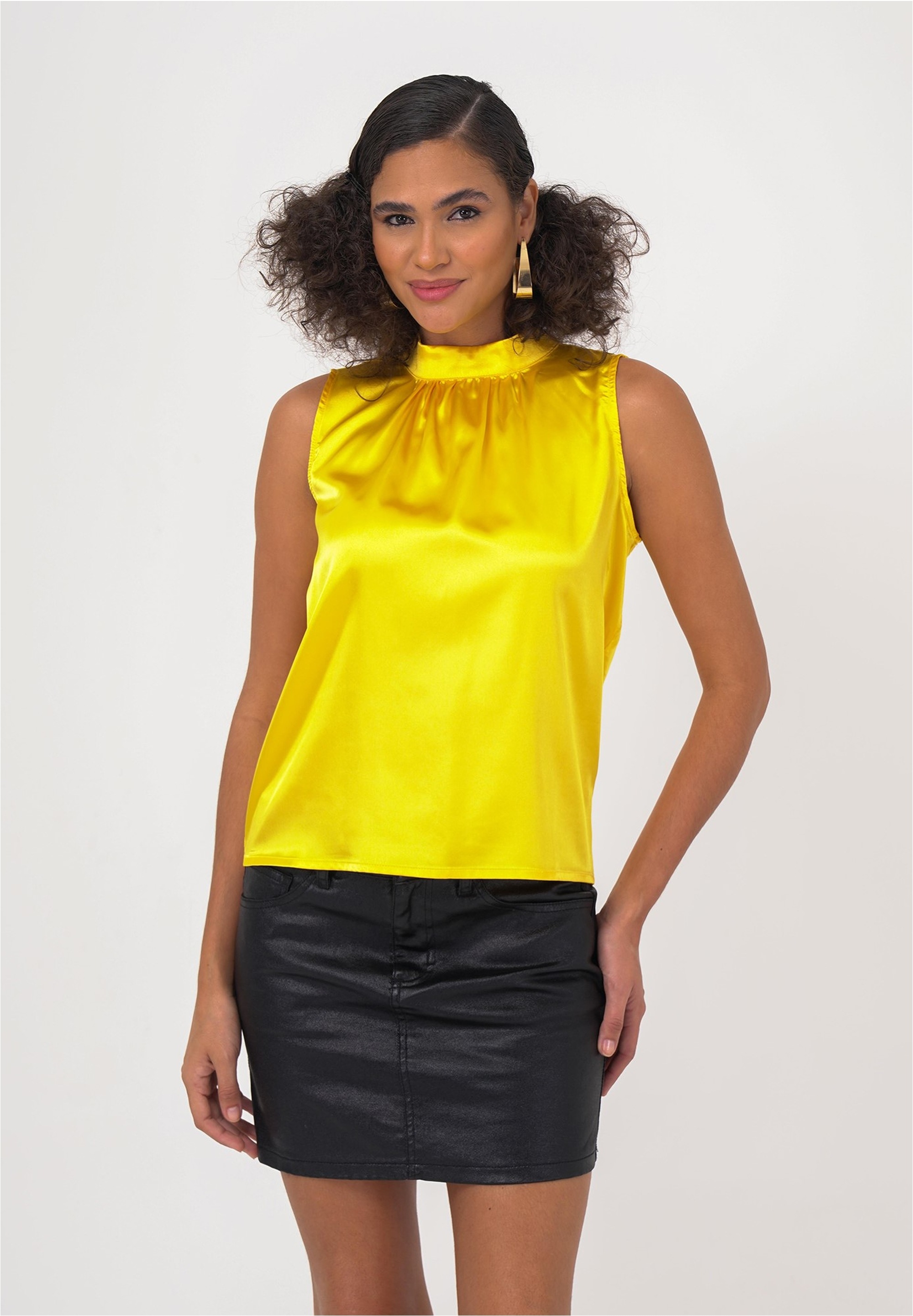 freshlions Klassische Bluse 1 mit hohem Kragen günstig online kaufen